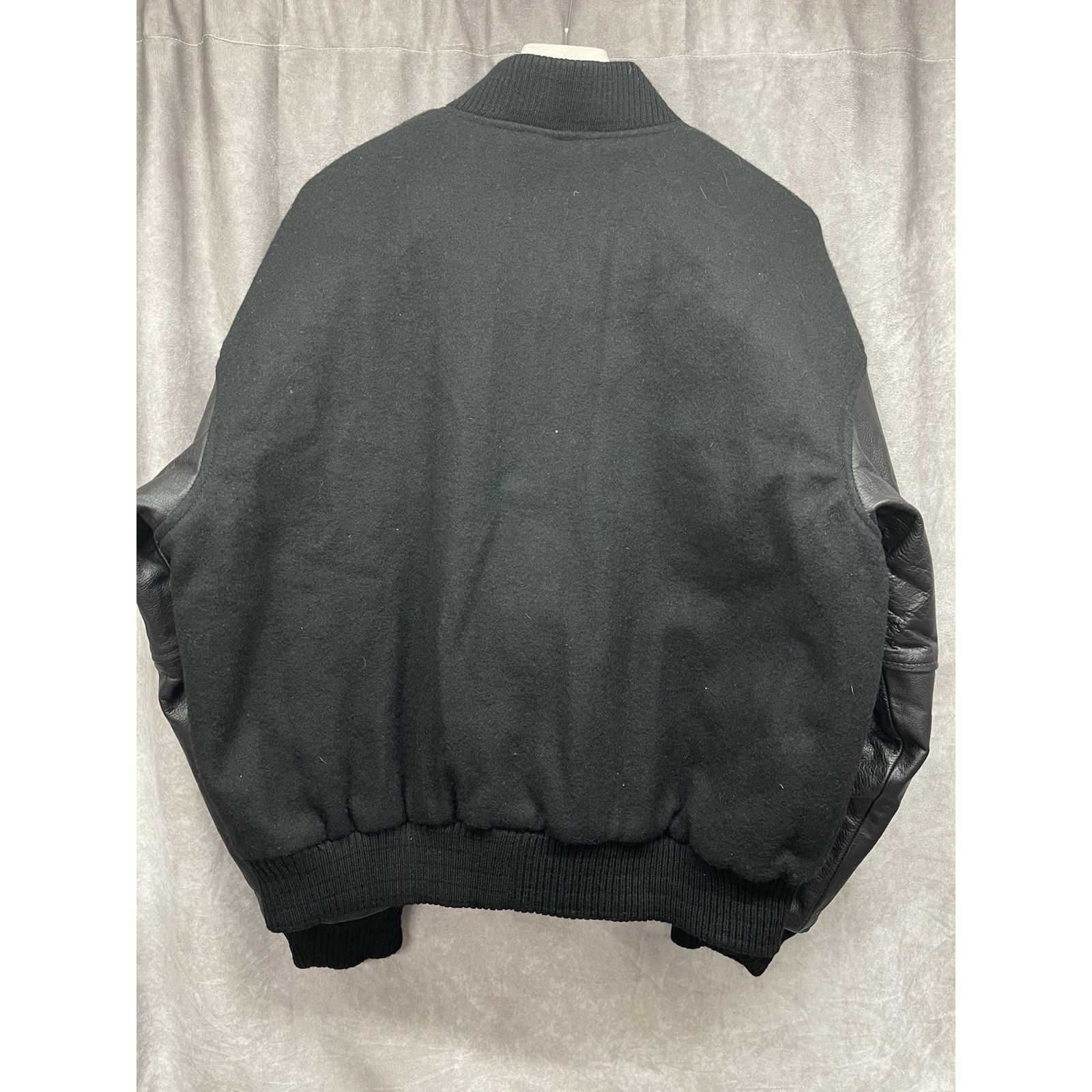 Other VTG Lipton Tea Racing Promo Varsity Jacket Black Leather Woo Size US L / EU 52-54 / 3 - 9 Thumbnail