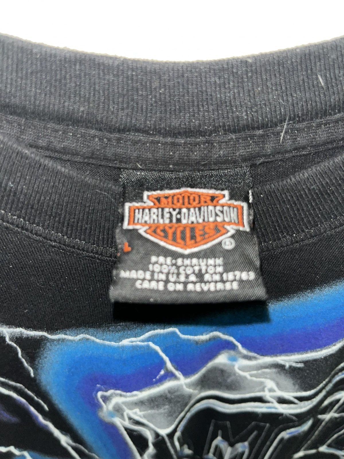 Harley Davidson Vintage Lightning Harley Davidson Tee Size US L / EU 52-54 / 3 - 2 Thumbnail