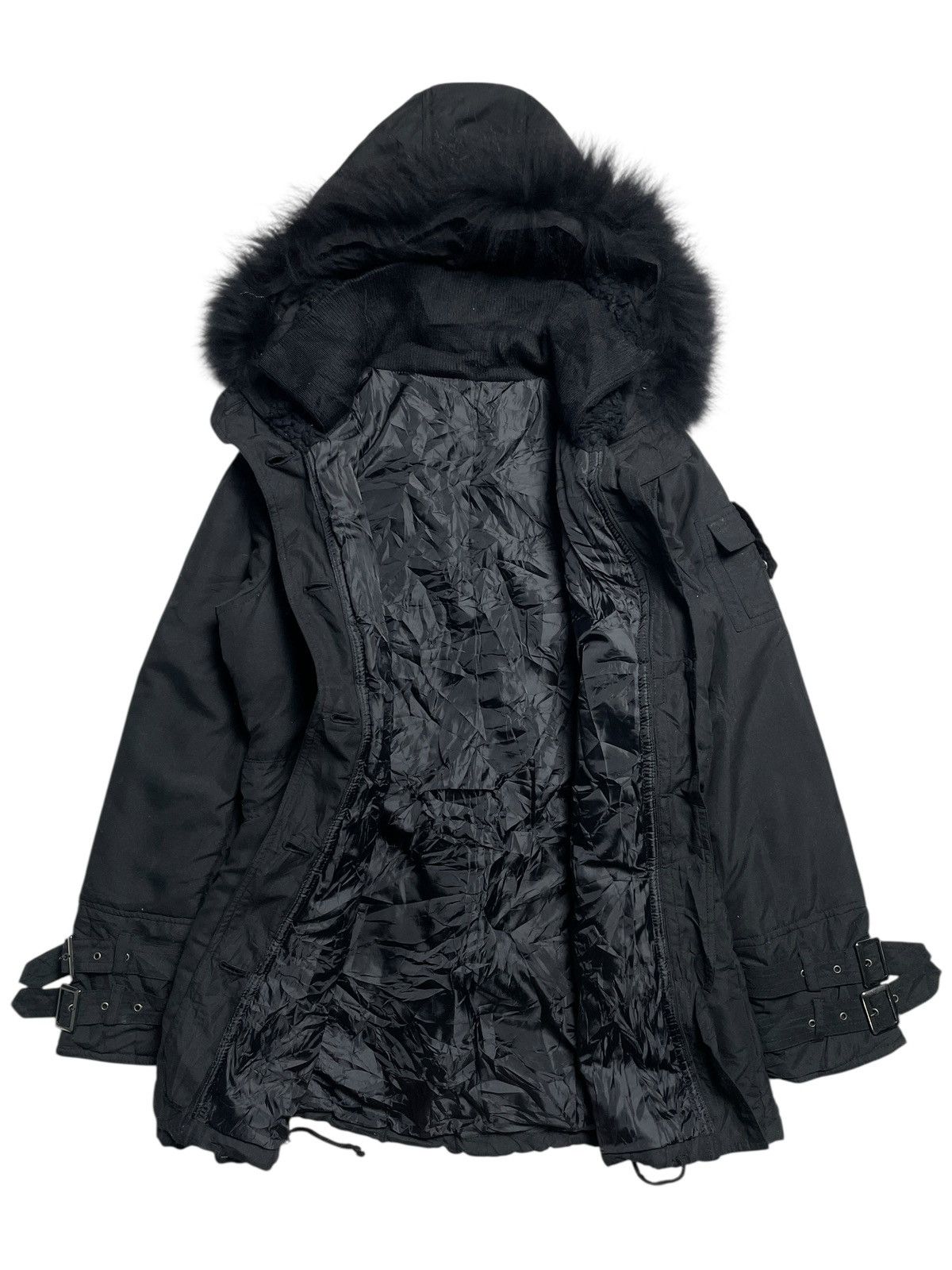 BUFFALO BOBS 2000’s Seduire - Vkei Style Fur Parka Jacket Size US M / EU 48-50 / 2 - 5 Thumbnail