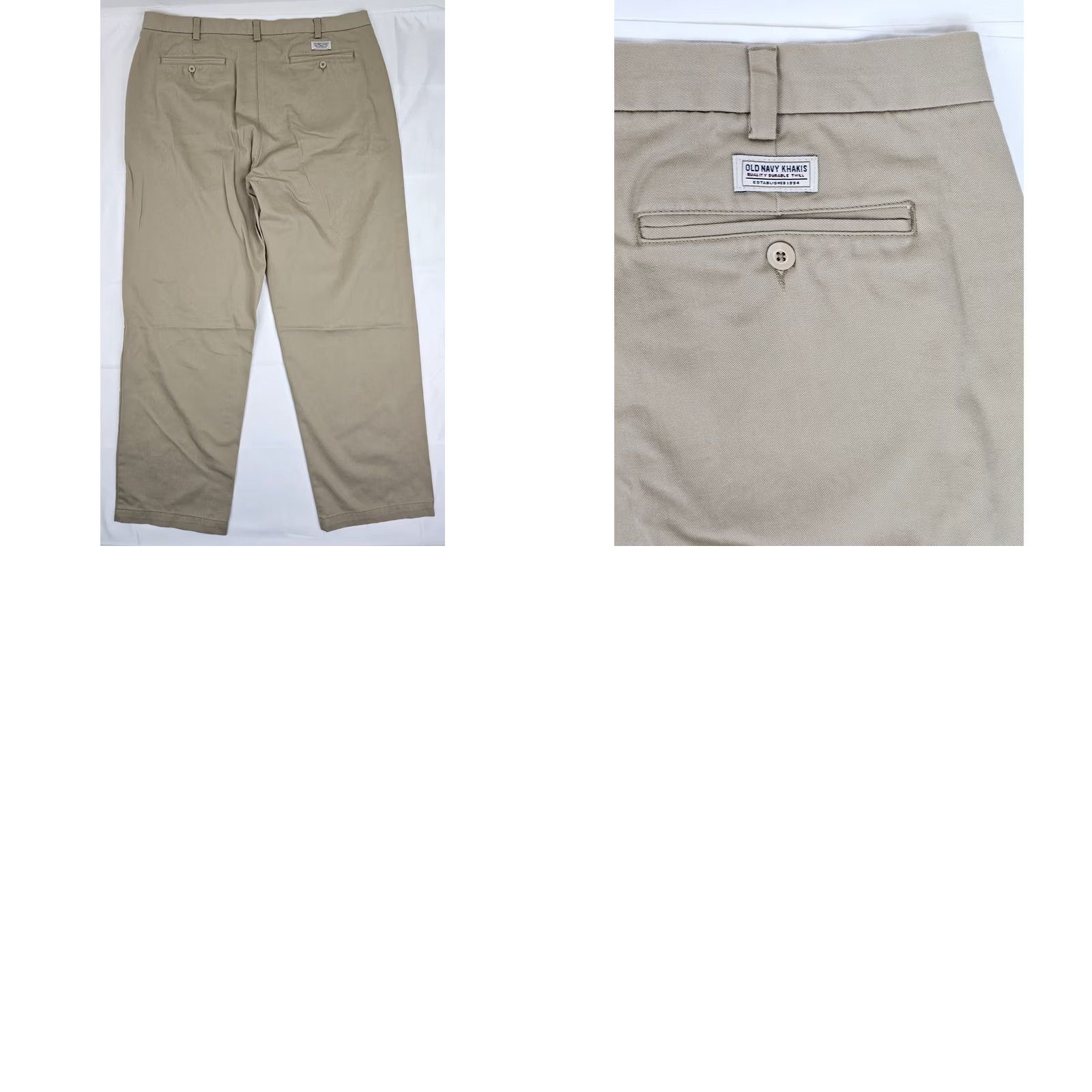 Vintage VINTAGE Old Navy Khakis Regular Fit Pants Men 38x31 Cotton Straight Leg Baggy? Size US 38 / EU 54 - 8 Thumbnail
