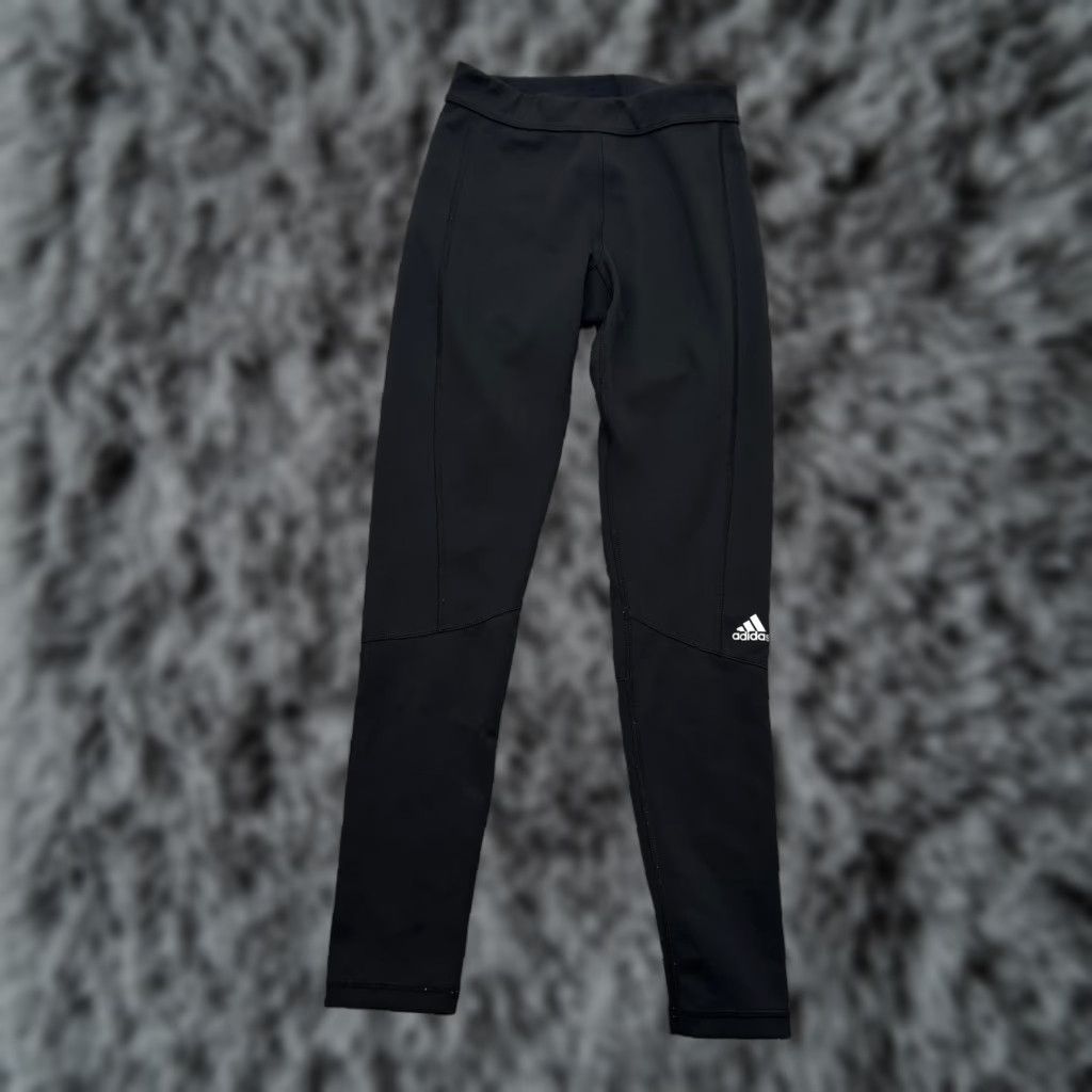 Adidas Adidas Leggings Womens Small Black Techfit Climalite Performance Gym & Training Size 28" / US 6 / IT 42 - 1 Thumbnail
