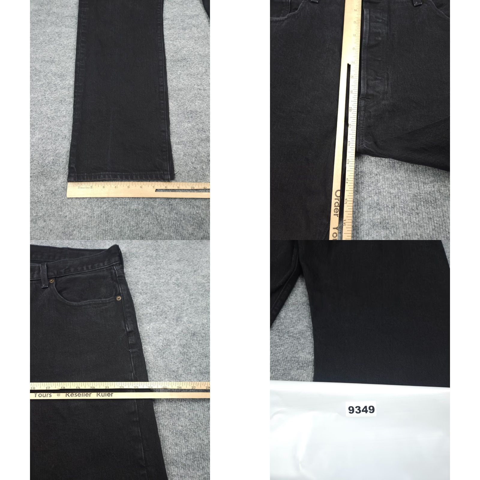 Levi's Levi's 501 Jeans Men's 38 x 32 Black Straight Denim Jeans 5-Pocket Regular Fit 501 Series USA 90s Cowboy Vintage No Size US 38 / EU 54 - 9 Thumbnail