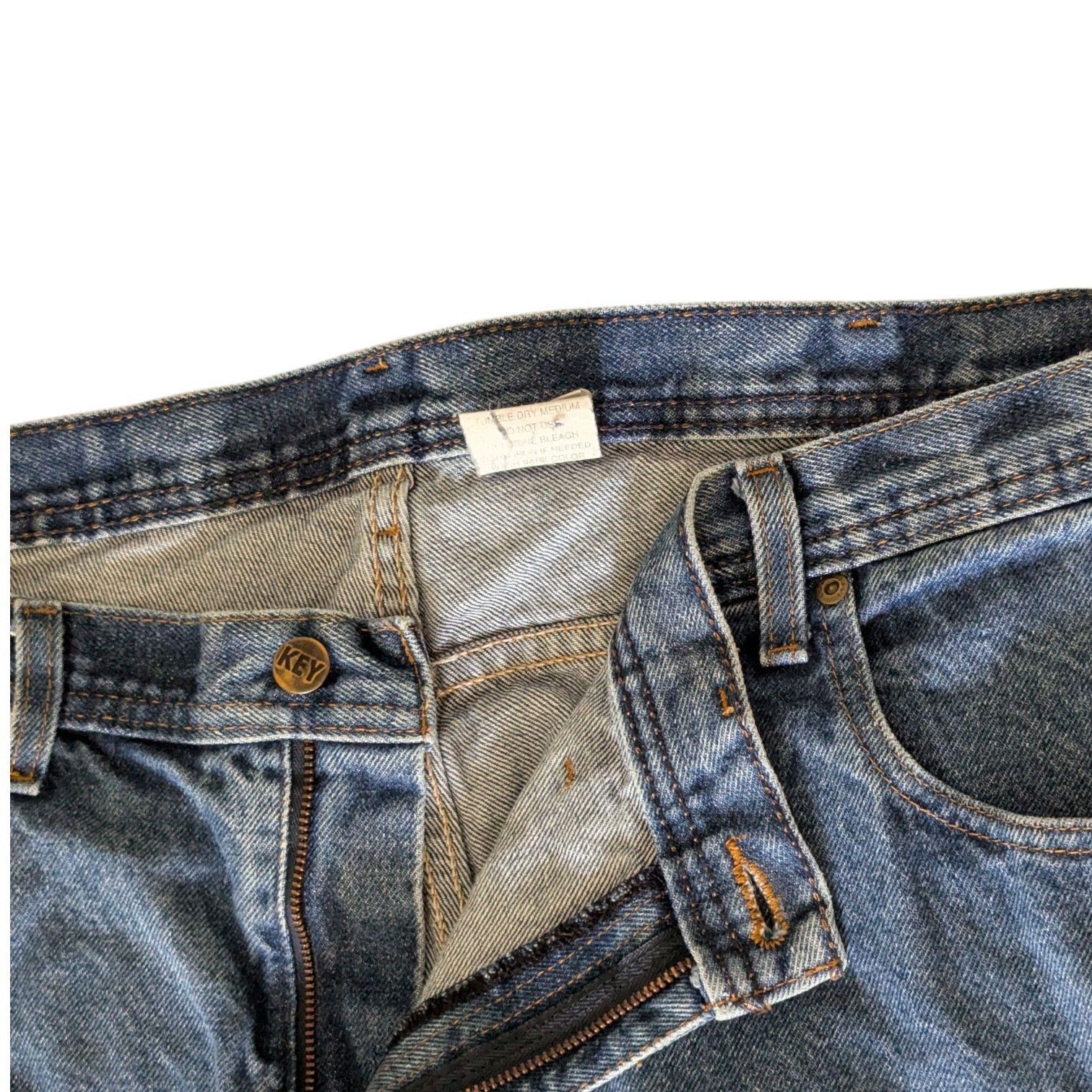 The Unbranded Brand Key Mens Blue Jeans 100% Cotton Size 48/32 Combine SHP Size US 42 / EU 58 - 3 Thumbnail