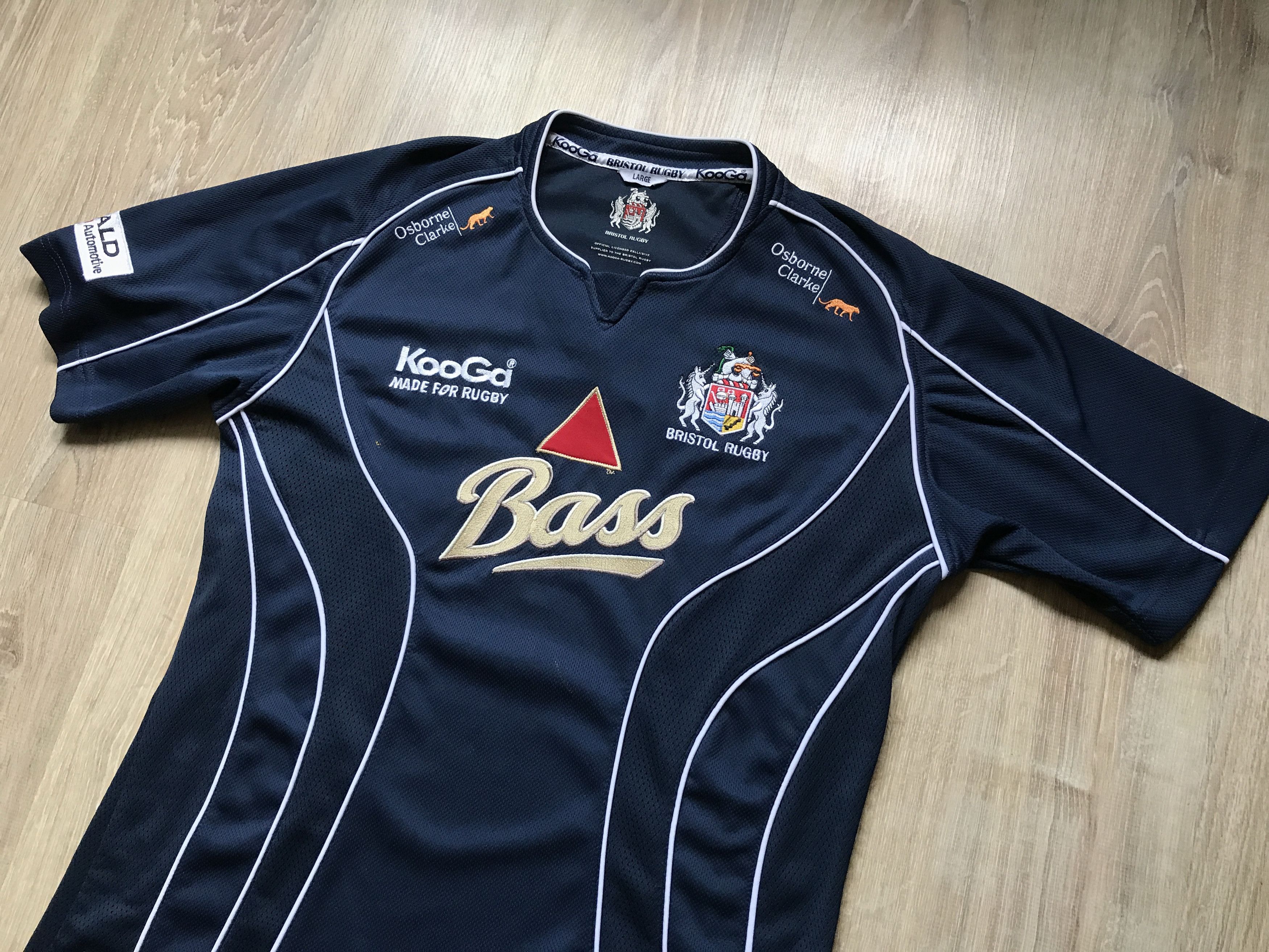 Vintage Kooga Vintage Bristol Rugby Home Shirt 2007/08 Size US L / EU 52-54 / 3 - 4 Thumbnail