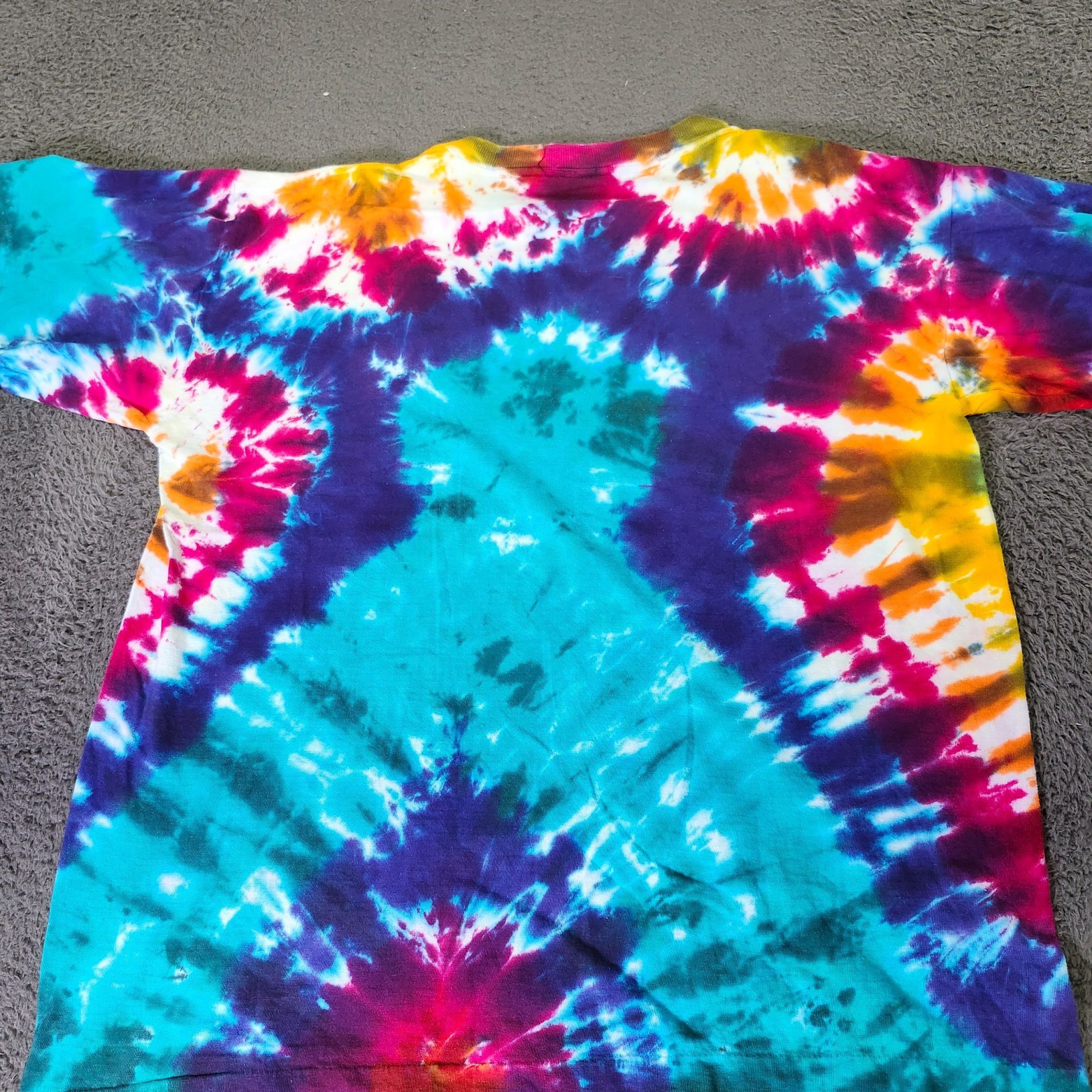 Vintage Vintage Hand-Crafted Tie-Dye T-Shirt Peace Sign Graphic XL M Size US XL / EU 56 / 4 - 5 Thumbnail