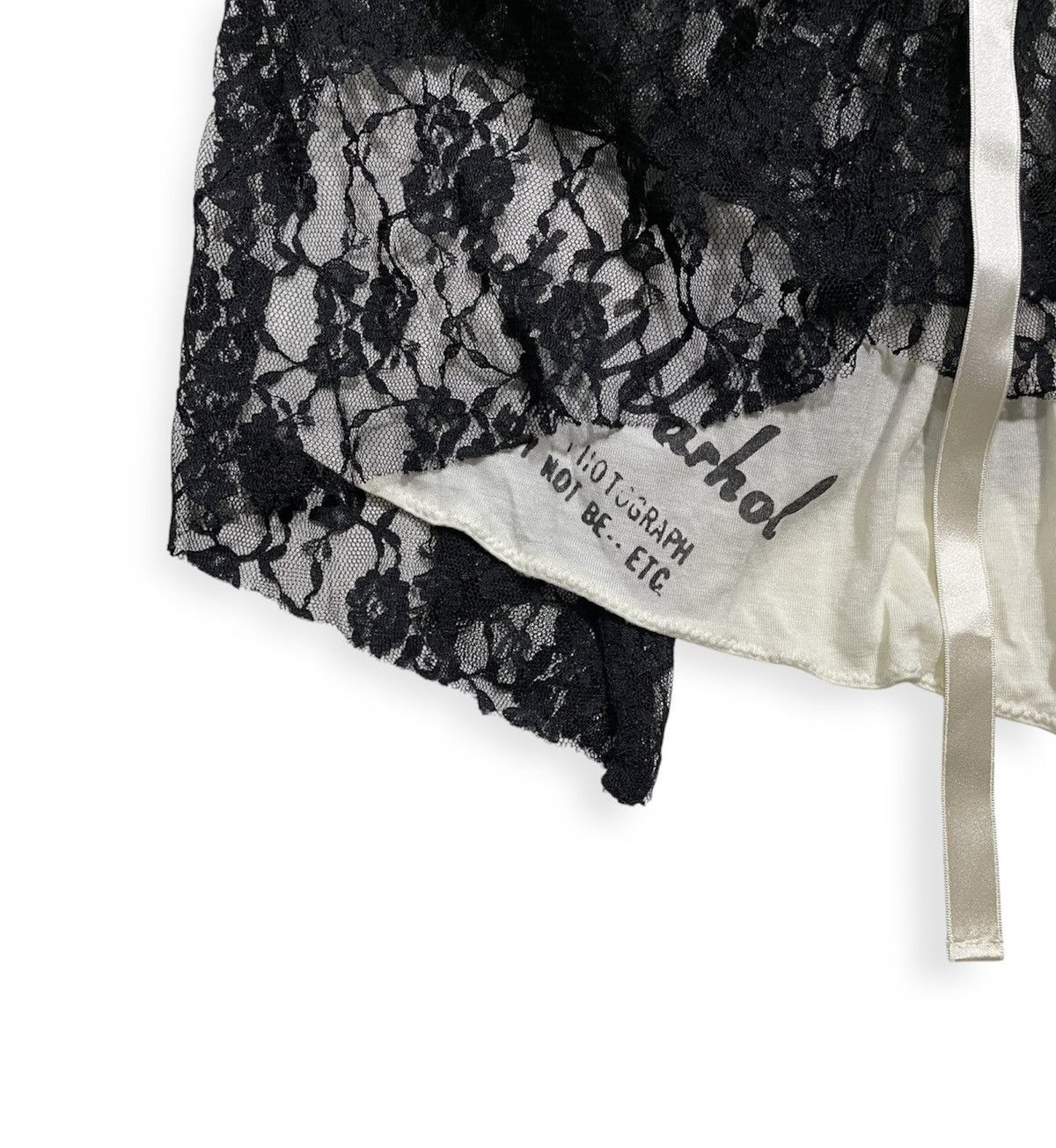 Andy Warhol × Hysteric Glamour Lace Lingerie Cami Top Size ONE SIZE - 4 Thumbnail