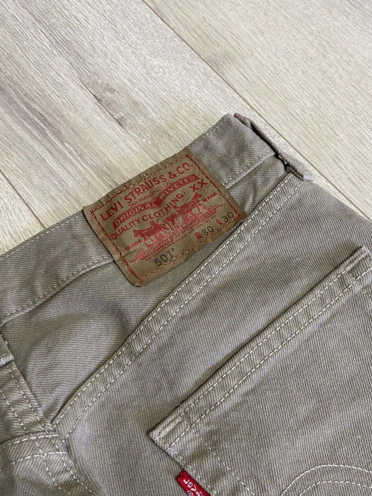 Levi's × Vintage Levi’s 501 pants 90s vintage brown size W30 L30 Size US 30 / EU 46 - 4 Thumbnail