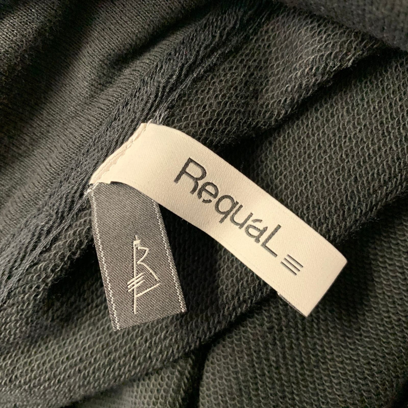 Other REQUAL Size M Black Loop Tie Cotton Zip Up Jacket Size US M / EU 48-50 / 2 - 5 Thumbnail
