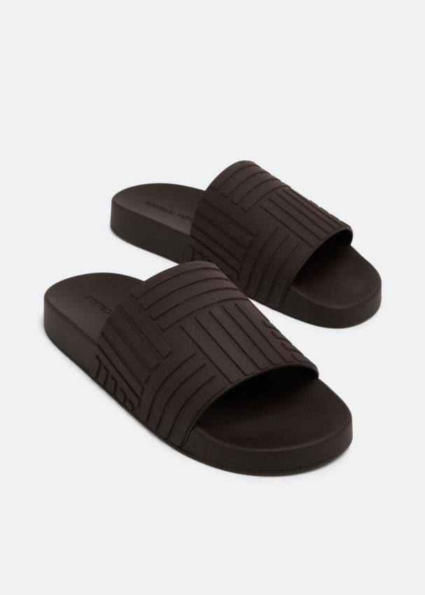 Bottega Veneta o1w1db10724 Slider in Brown Size US 10 / EU 43 - 4 Thumbnail