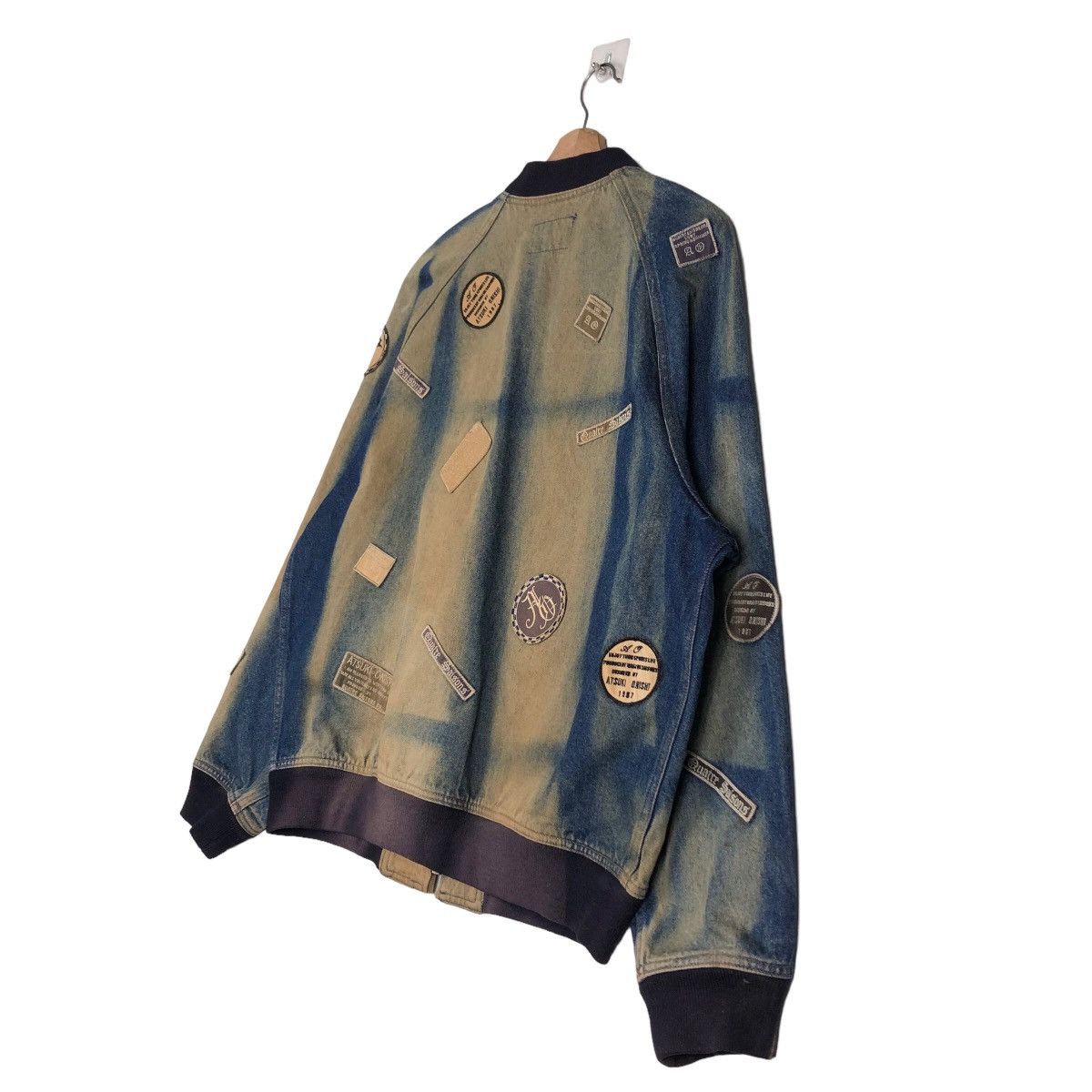 Vintage Denim Bomber Jacket Atsuki Onishi Japan IsseyMiyake