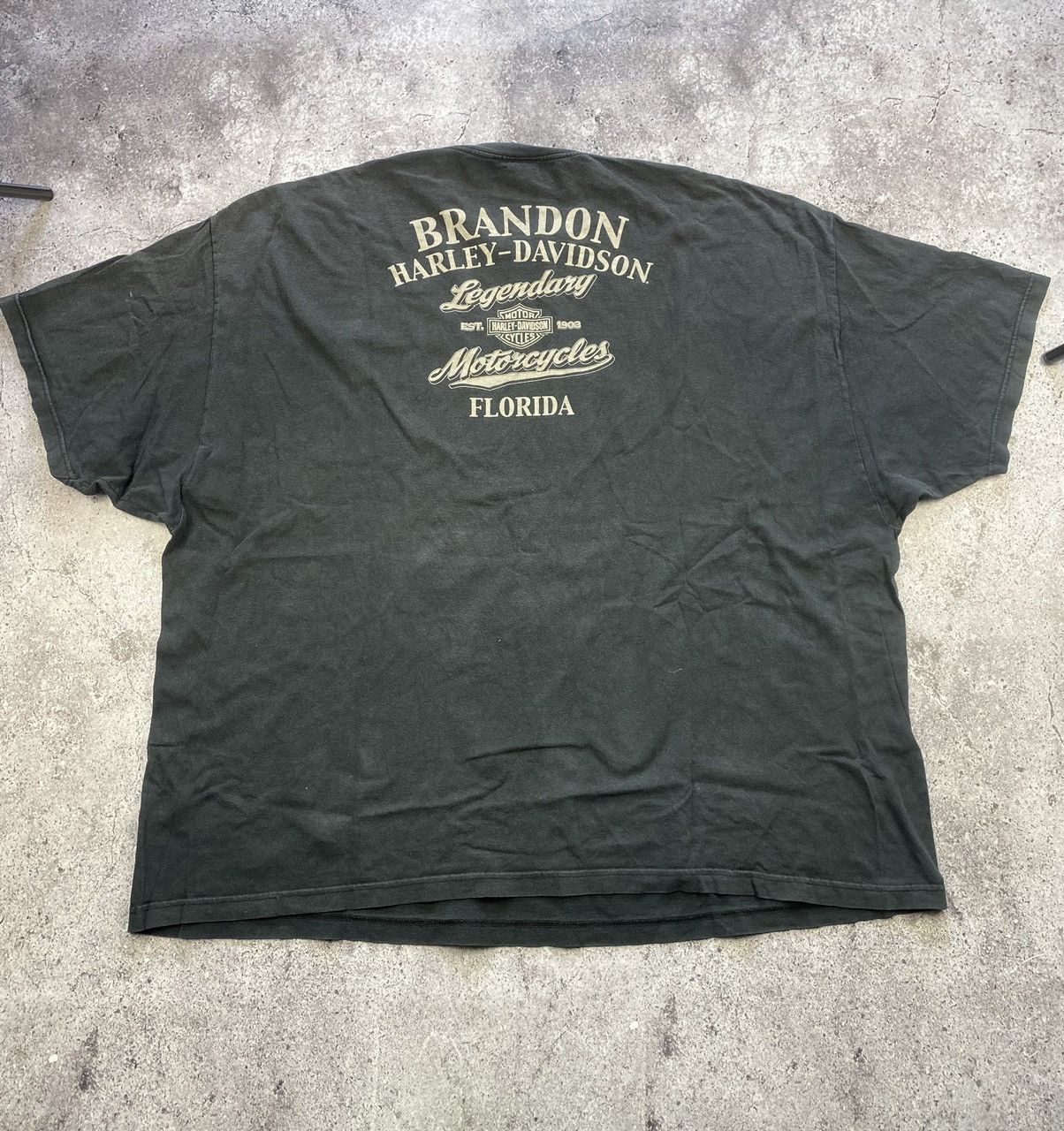 Harley Davidson × Vintage Vintage Harley Davidson Brandon Florida One for all 5XL Size US XXL / EU 58 / 5 - 4 Thumbnail