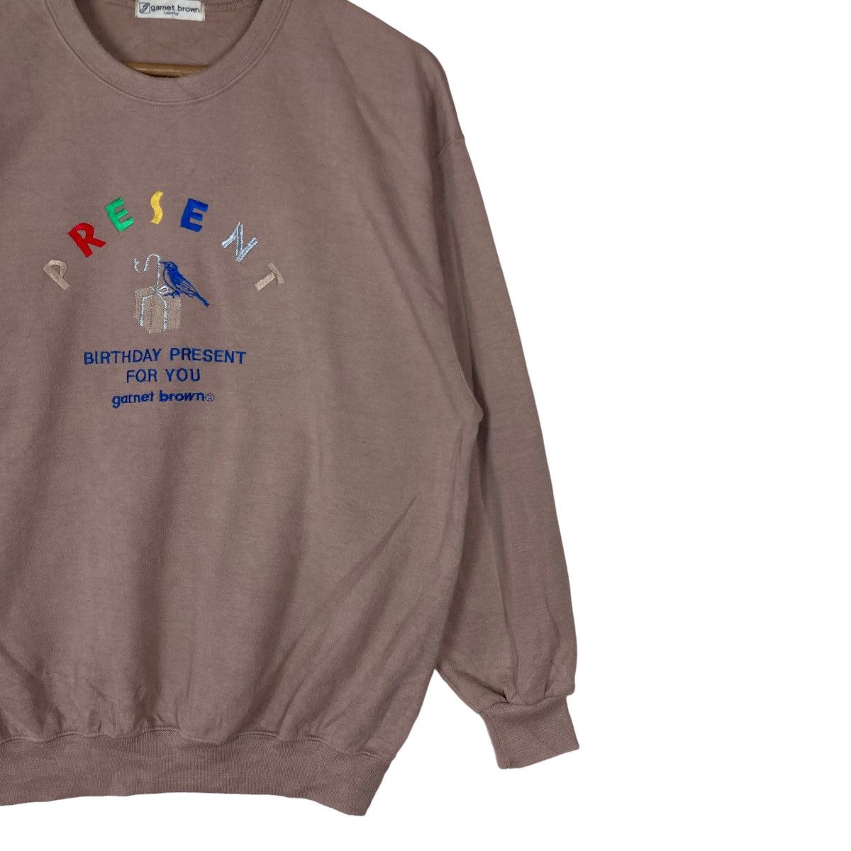 Vintage Vintage Garnet Brown Lacoty Pullover Jumper Sweatshirt Size US M / EU 48-50 / 2 - 4 Thumbnail