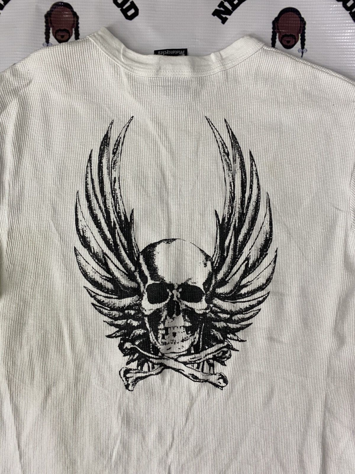 Vintage SICKBOY MOTORCYCLES VINTAGE THERMAL TEE. Size US L / EU 52-54 / 3 - 7 Thumbnail