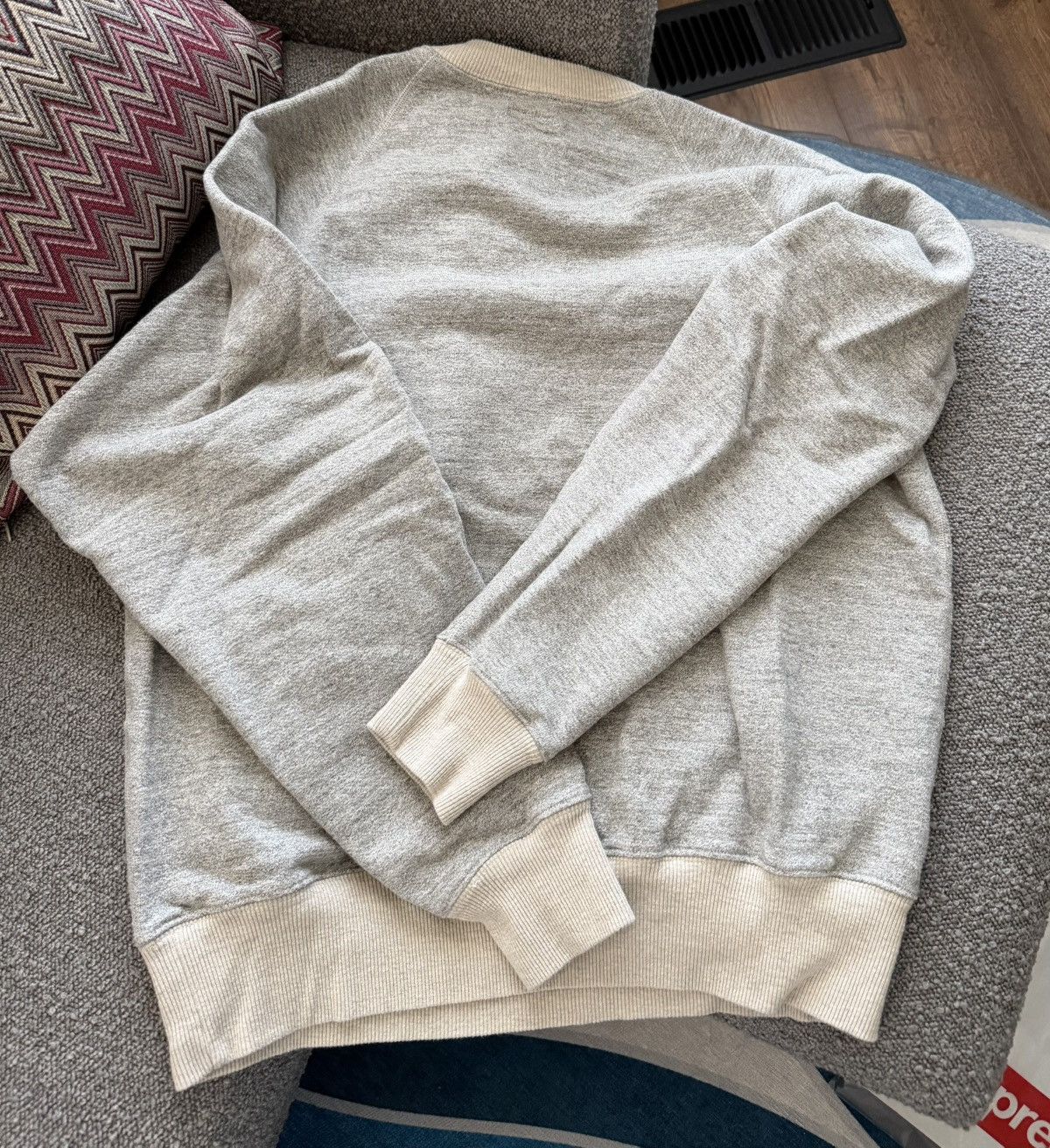 Kapital Kapital Beethoven State Moonlight Piano Smiley Sweatshirt Size US L / EU 52-54 / 3 - 5 Thumbnail