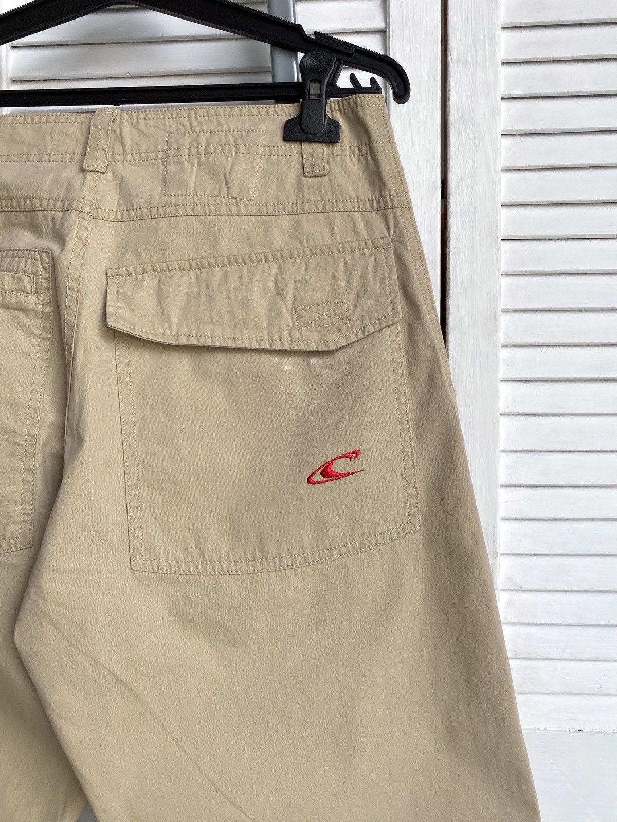 O'Neill Vintage O’Neil Baggy Skateboarding Light Pants Y2K Beige Size US 31 - 13 Thumbnail