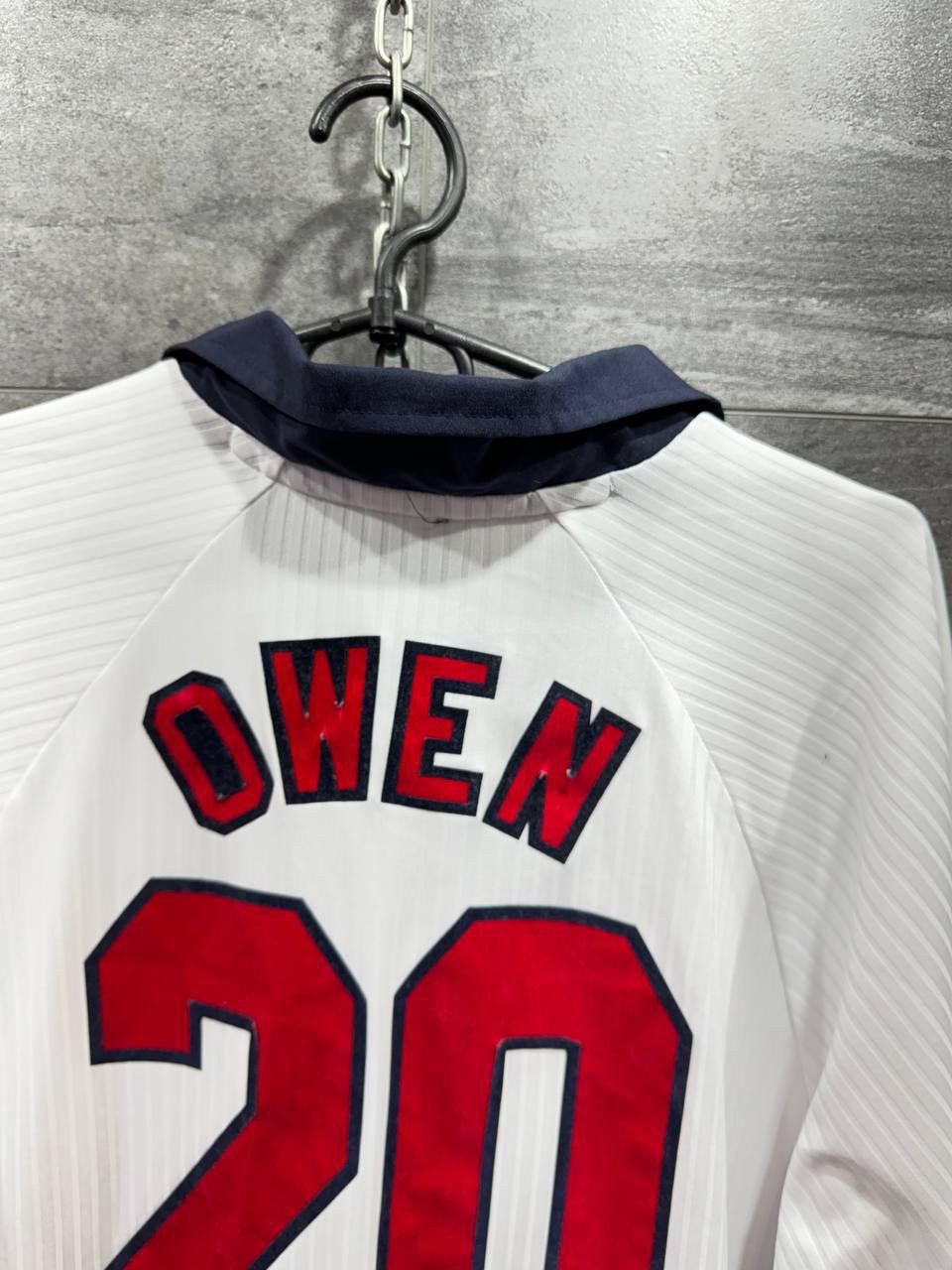 Vintage Score Draw England Home Owen 20 Retro Shirt World Cup 1998 Size US XL / EU 56 / 4 - 13 Thumbnail