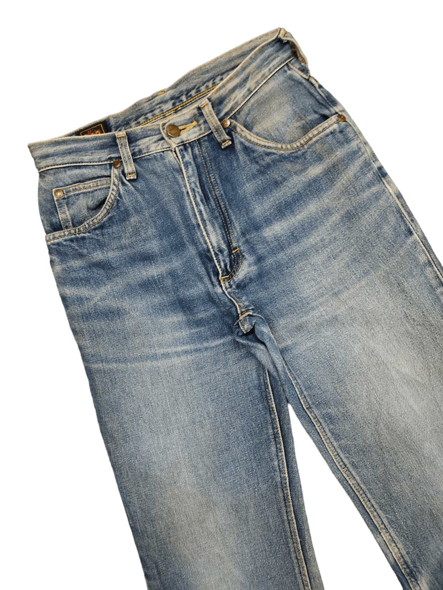 If Six Was Nine Flare Jeans Miss Lee Rider Clawmark Distress Denim Bootcut Size 26" / US 2 / IT 38 - 5 Thumbnail