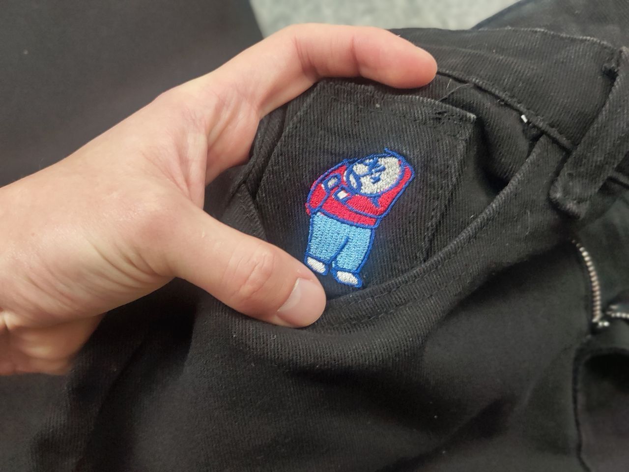 Vintage Big Boy x Polar Skate co Baggy Black Denim Jeans Size US 32 / EU 48 - 7 Thumbnail