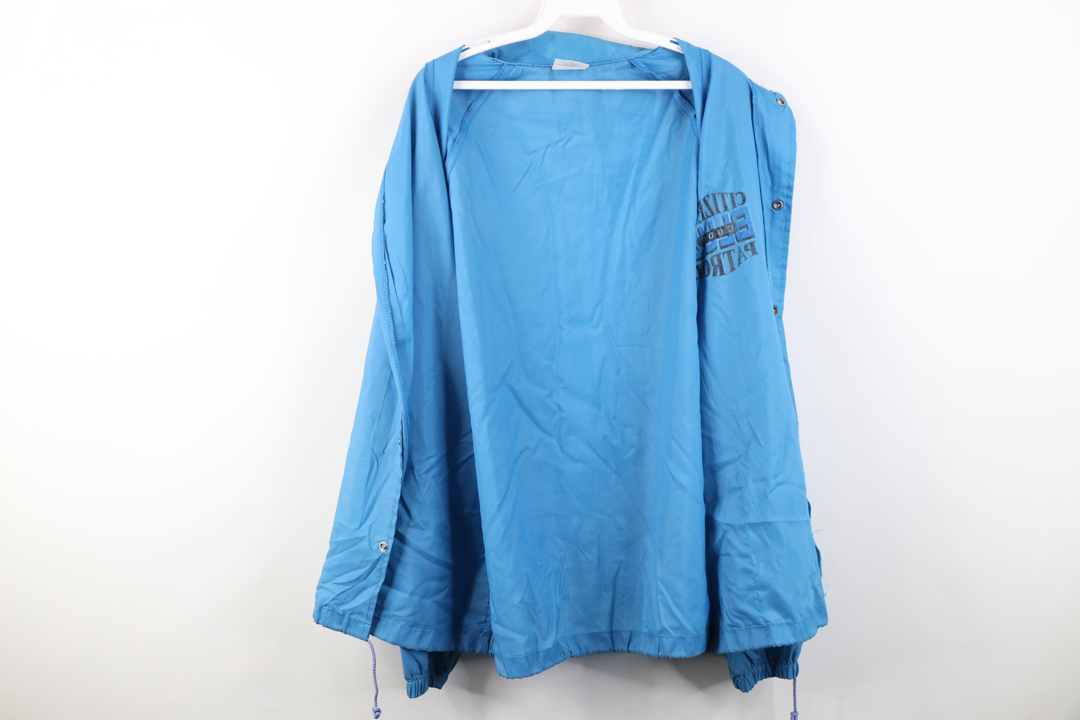 Vintage Vintage 70s 80s Blue Code Coach Coaches Windbreaker Jacket Size US XL / EU 56 / 4 - 13 Thumbnail