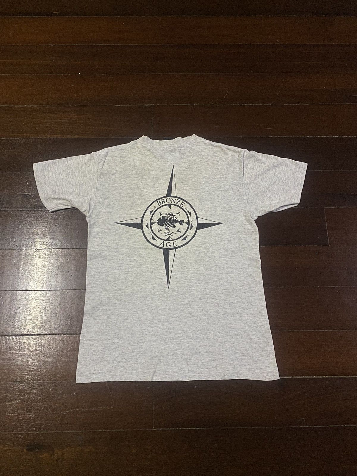 Hook-Ups × Powell Peralta × Vintage Vintage 90s Bronze Age Single Stitch Sun Faded Tee Size US L / EU 52-54 / 3 - 3 Thumbnail