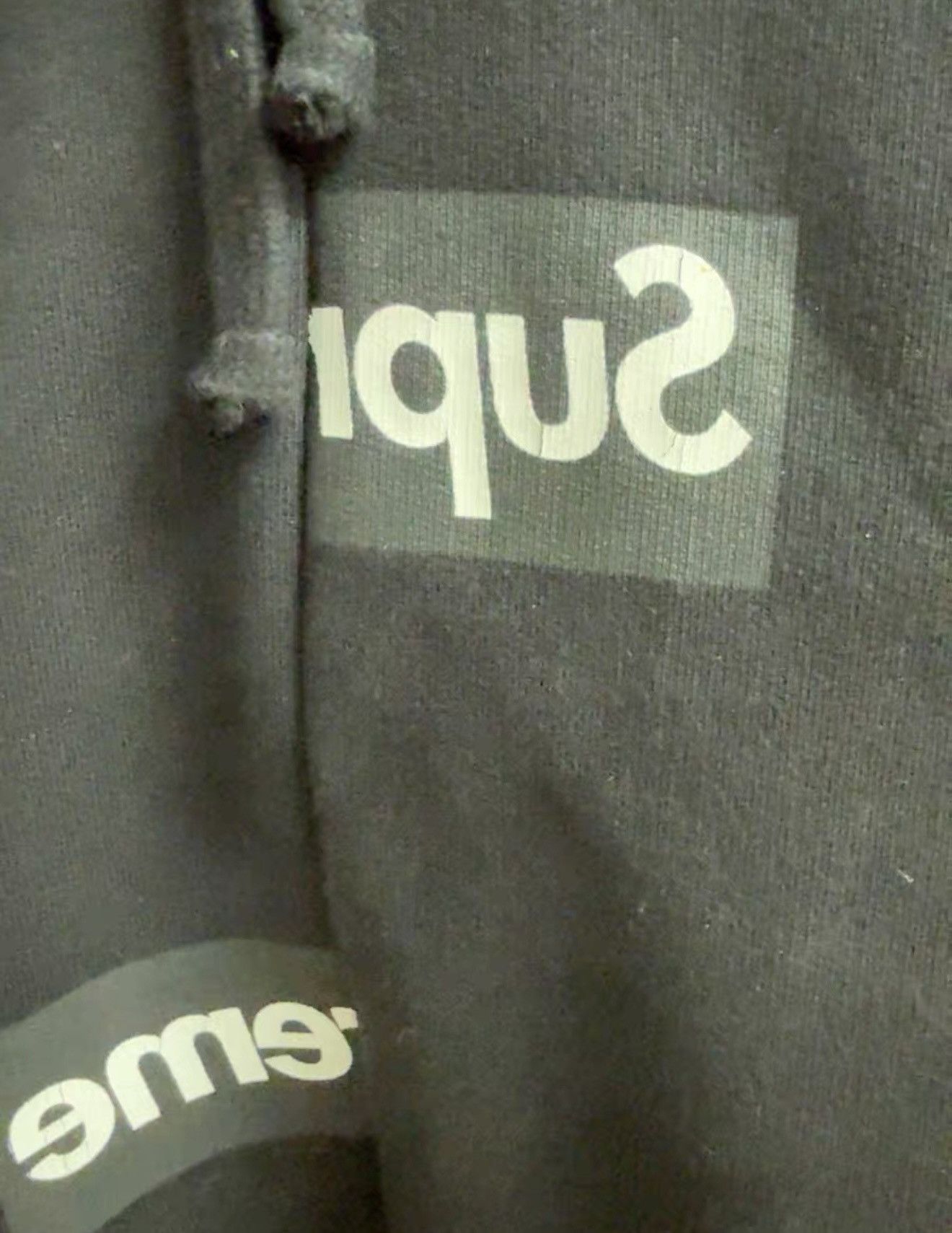 Comme des Garcons × Supreme Supreme cdg split box logo hoodie sweatershirt Size US L / EU 52-54 / 3 - 2 Thumbnail