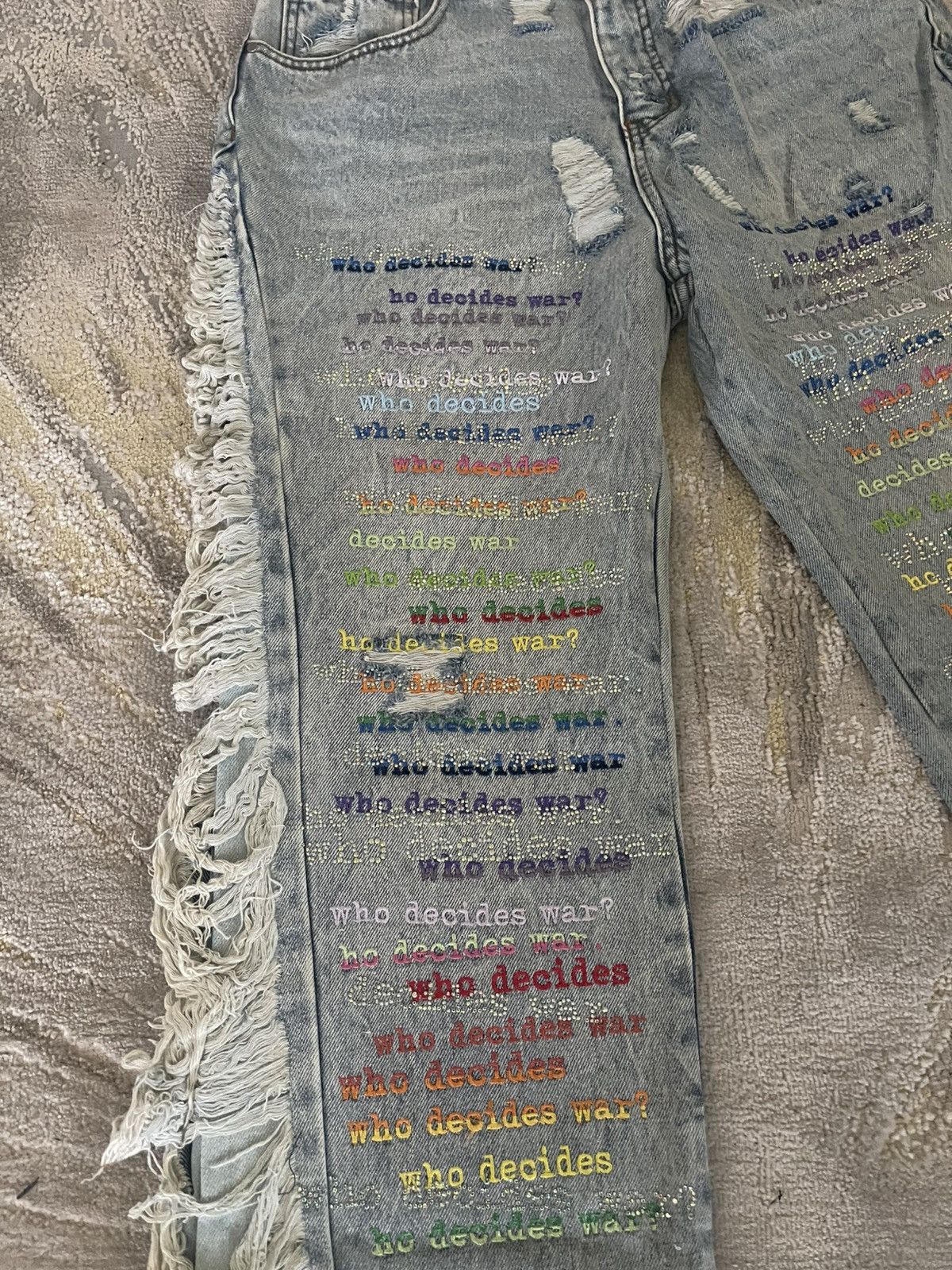 Who Decides War Who Decides War Size 32 denim new w/tags! 100%Authentic Size US 32 / EU 48 - 2 Thumbnail