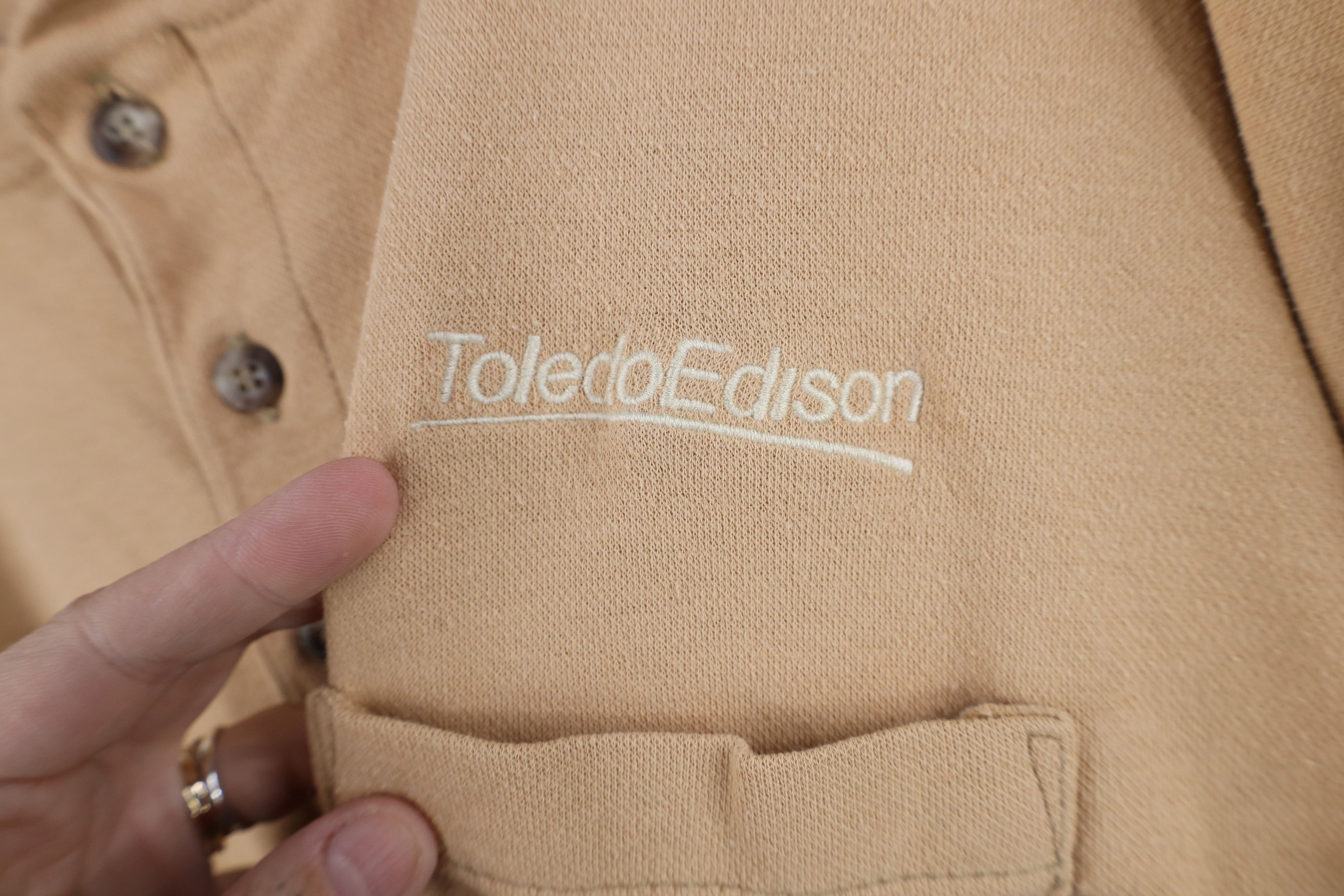Vintage Tyndale FR Flame Resistant Thermal Henley T-Shirt Beige USA Size US XL / EU 56 / 4 - 5 Thumbnail