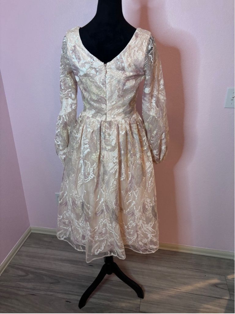 Dress the Population Dress the Population Dress, Pink, Size S Size S / US 4 / IT 40 - 3 Thumbnail