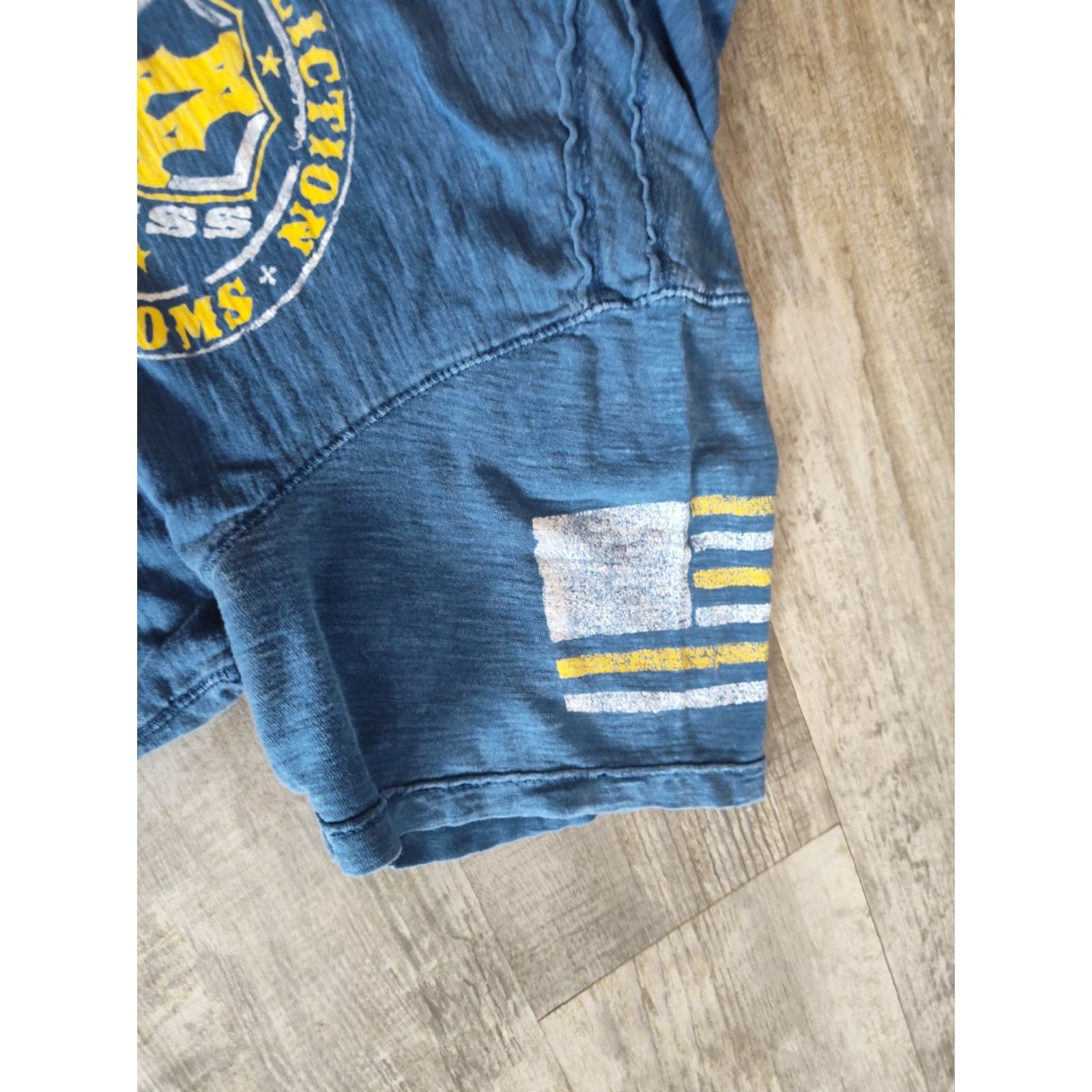Affliction VINTAGE Affliction American Customs Y2K Button Shirt L Blue Motorcycle Biker Mens Size US L / EU 52-54 / 3 - 7 Thumbnail