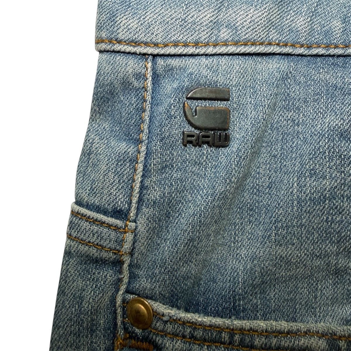 G-Star G-Star RAW D-Staq 3D Slim Jeans 36x32 Distressed 40" Waist Size US 36 / EU 52 - 7 Thumbnail