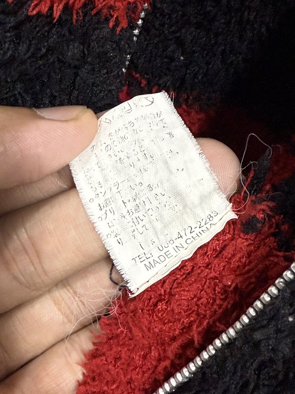 If Six Was Nine Mad Punk Fuzzy Zipper Sweater Size US M / EU 48-50 / 2 - 17 Thumbnail