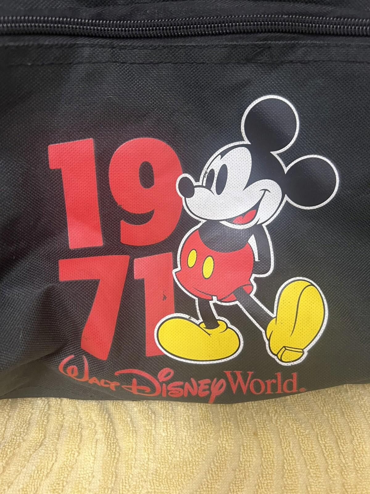 Disney 1971 Foldable Travel Duffle Bag Mickey Mouse Disney Size ONE SIZE - 2 Thumbnail