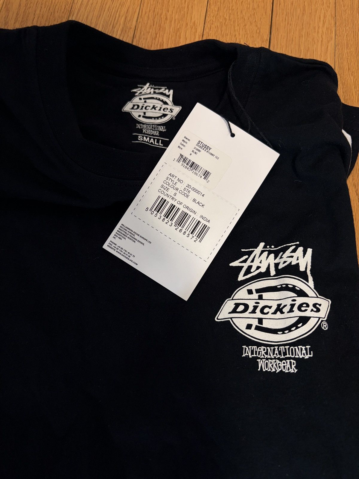 Stussy Stüssy x Dickies Tee - Black - Small (BNWT) Size US S / EU 44-46 / 1 - 1 Thumbnail