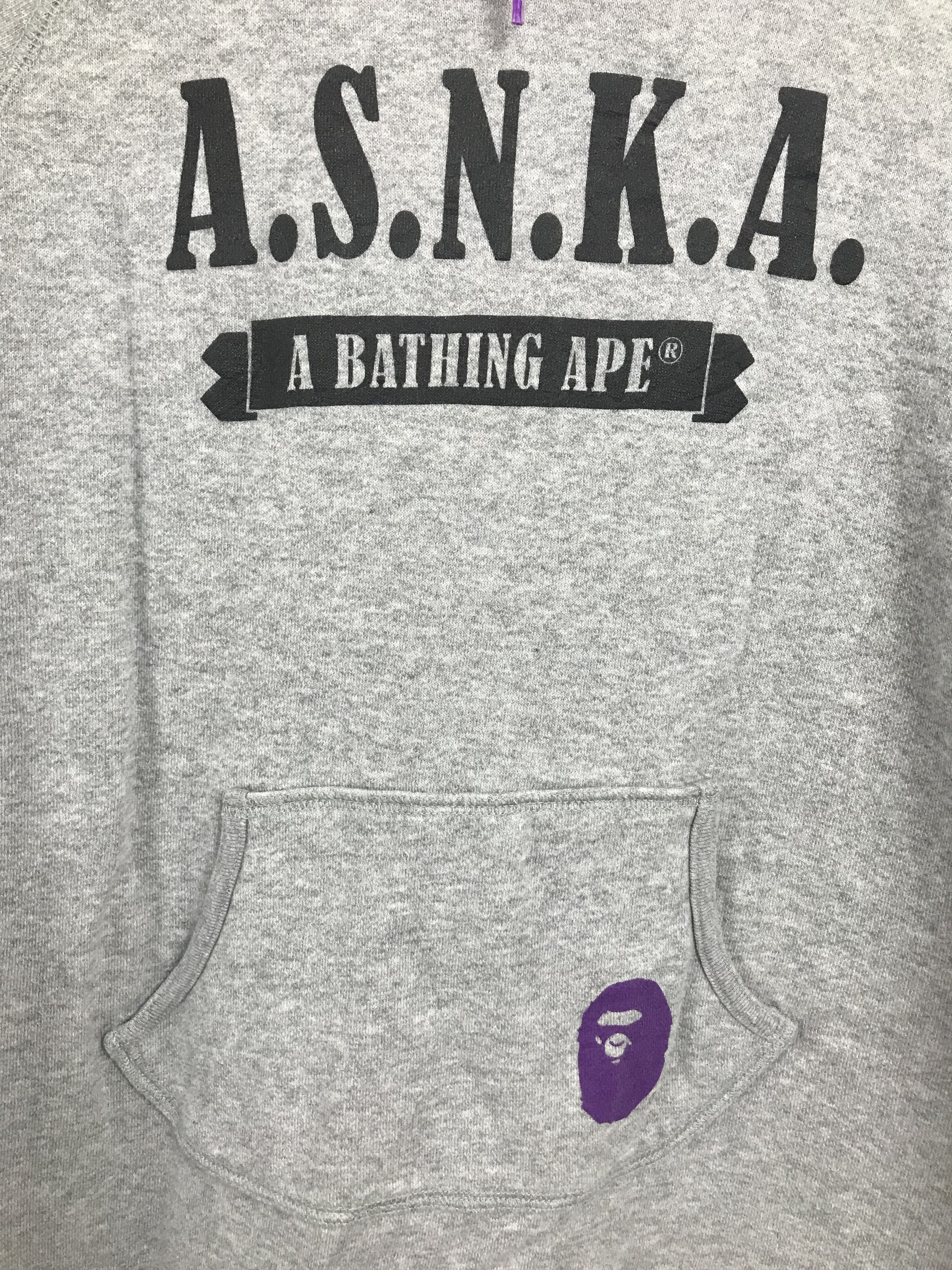 Bape × Nigo BAPE A.S.N.K.A Pullover Long Hoodie Size S / US 4 / IT 40 - 3 Thumbnail