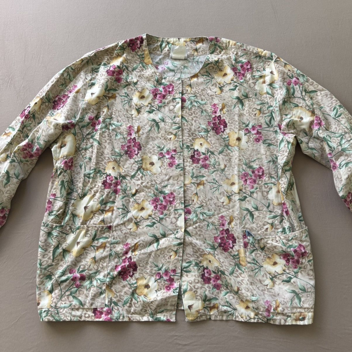 Other Vintage Stars Scrubs Floral House Shirt Size XXL / US 16-18 / IT 52-54 - 3 Thumbnail