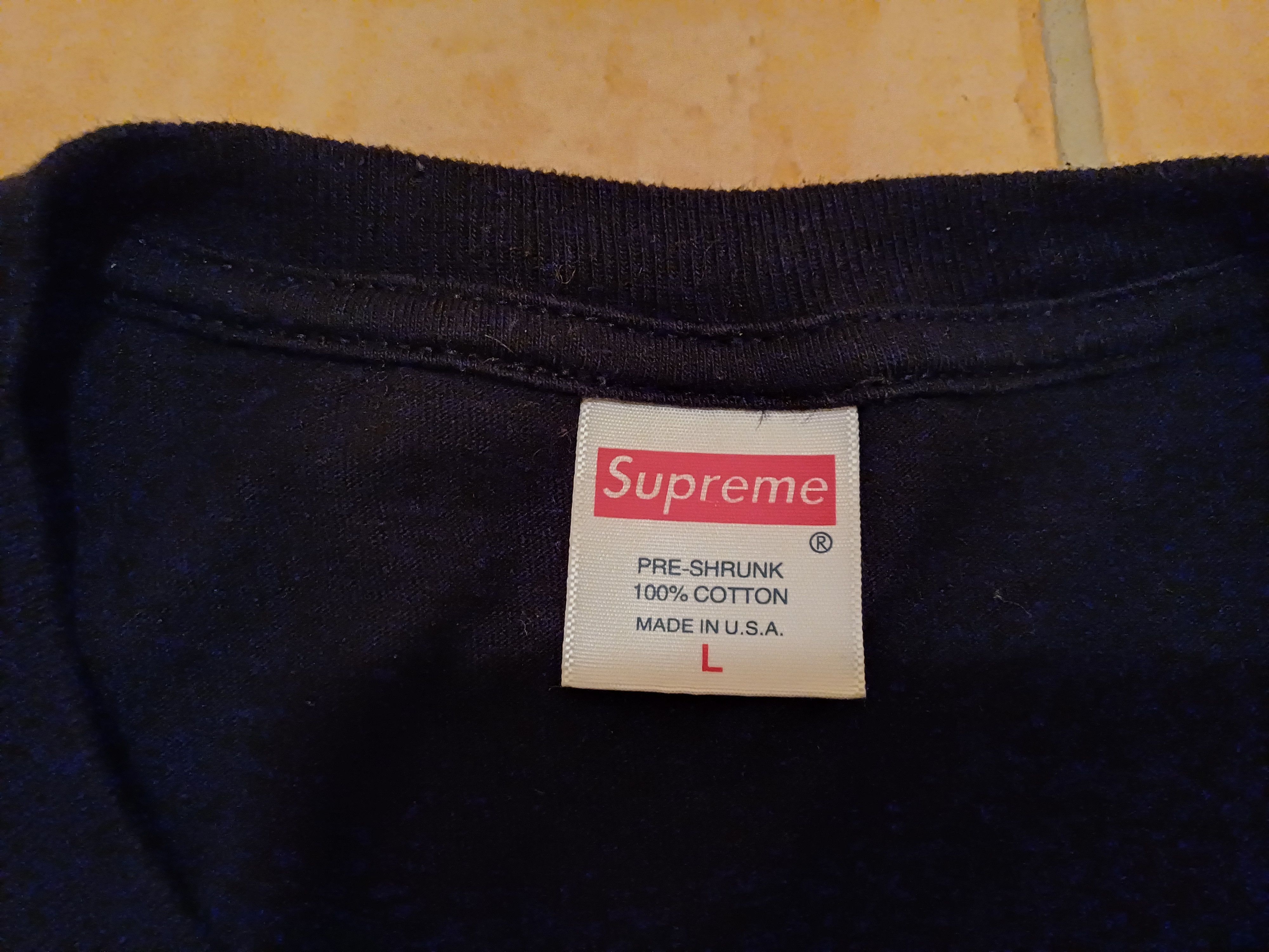 Supreme Supreme league tee black men's t-shirt Size US L / EU 52-54 / 3 - 4 Thumbnail