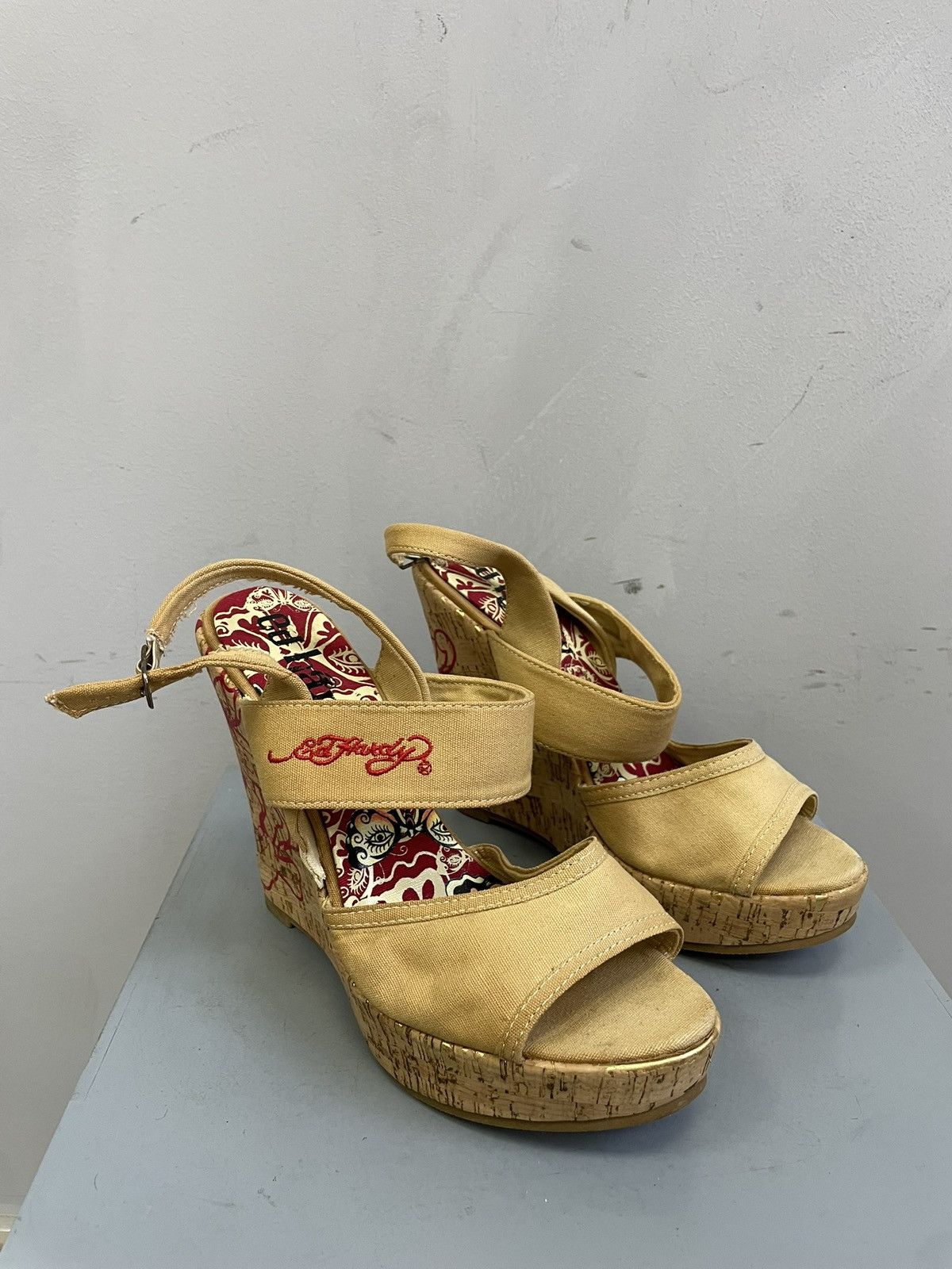 Ed Hardy Vintage heel edhardy Christian AUDIGier shoes fashion y2k Size US 7 / IT 37 - 1 Thumbnail