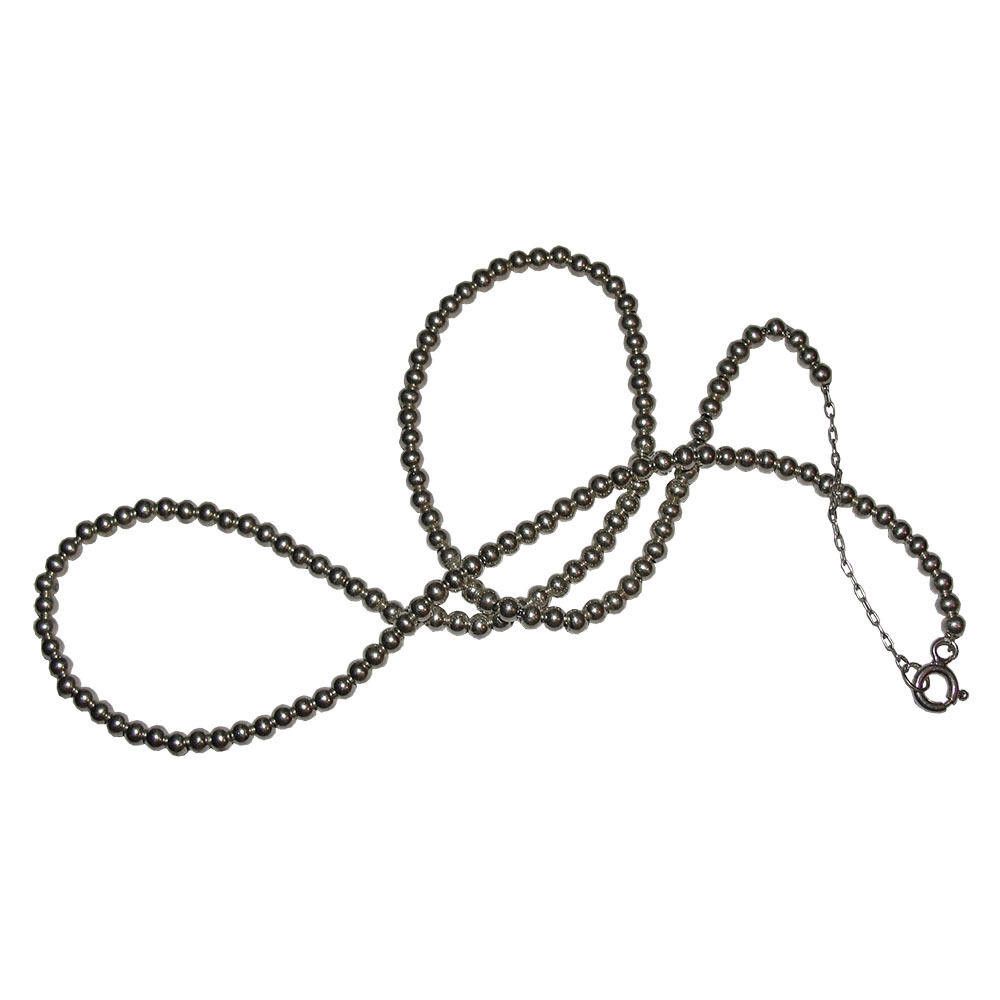 Designer Sterling Silver Bead Ball Necklace Size ONE SIZE - 3 Thumbnail