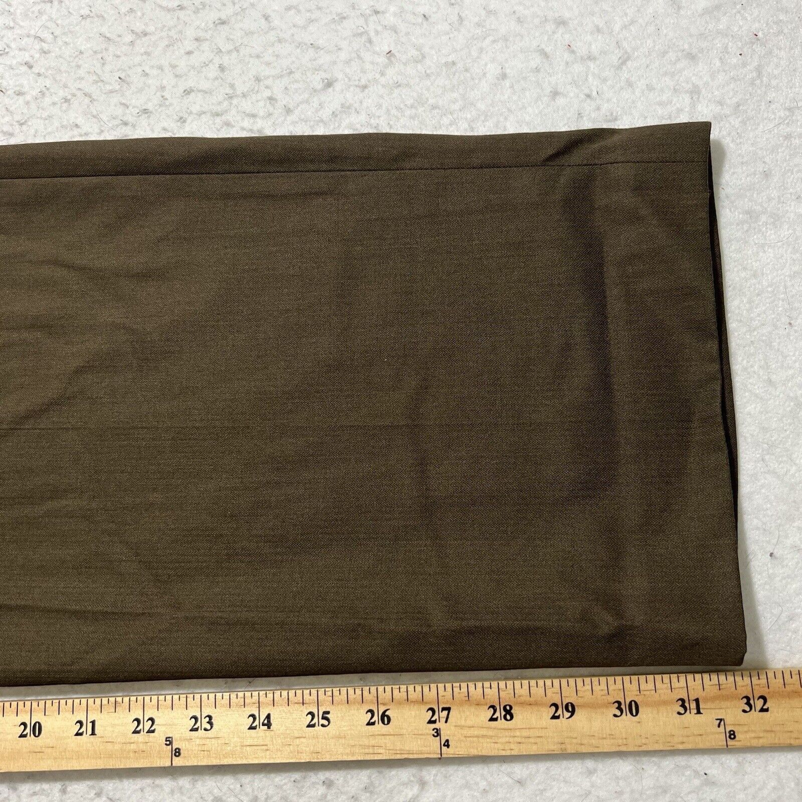 Perry Ellis Perry Ellis 36x32 Flat Front Straight Brown Suit Dress Pants Size US 36 / EU 52 - 10 Thumbnail
