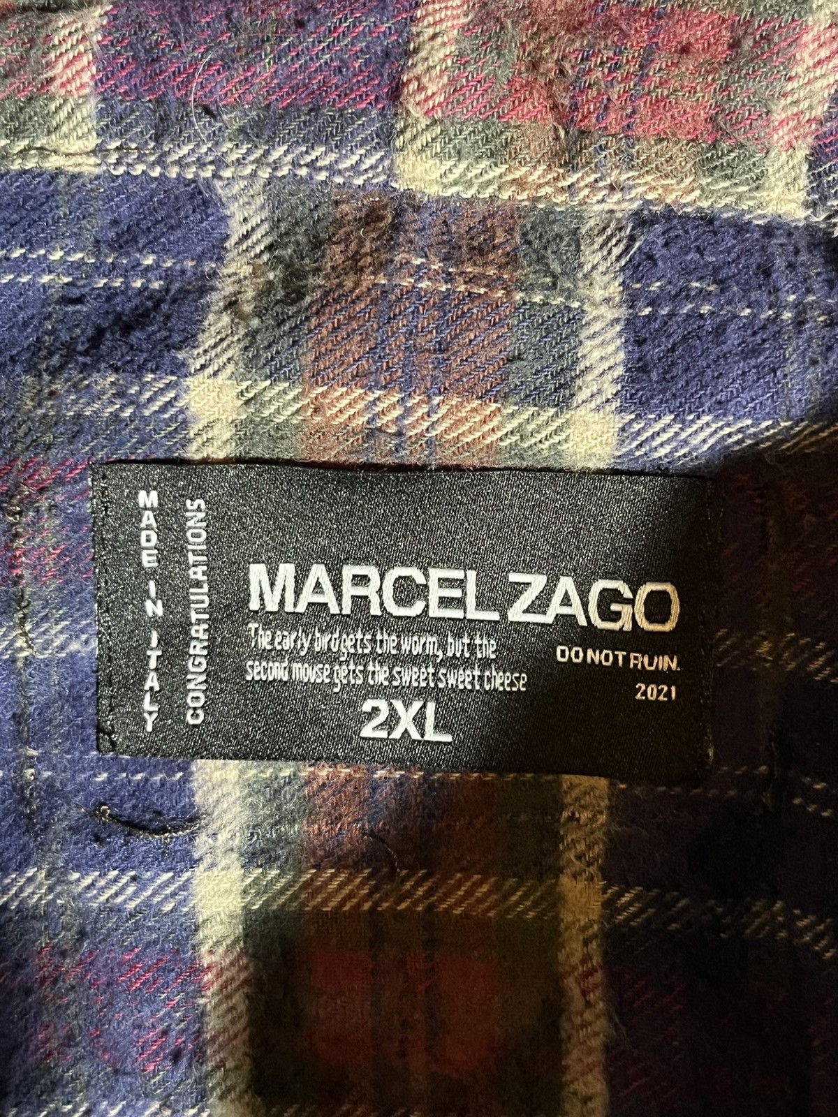 Marcel Zago Marcel Zago Steakle Flannel Multi XXL Size US XXL / EU 58 / 5 - 5 Thumbnail
