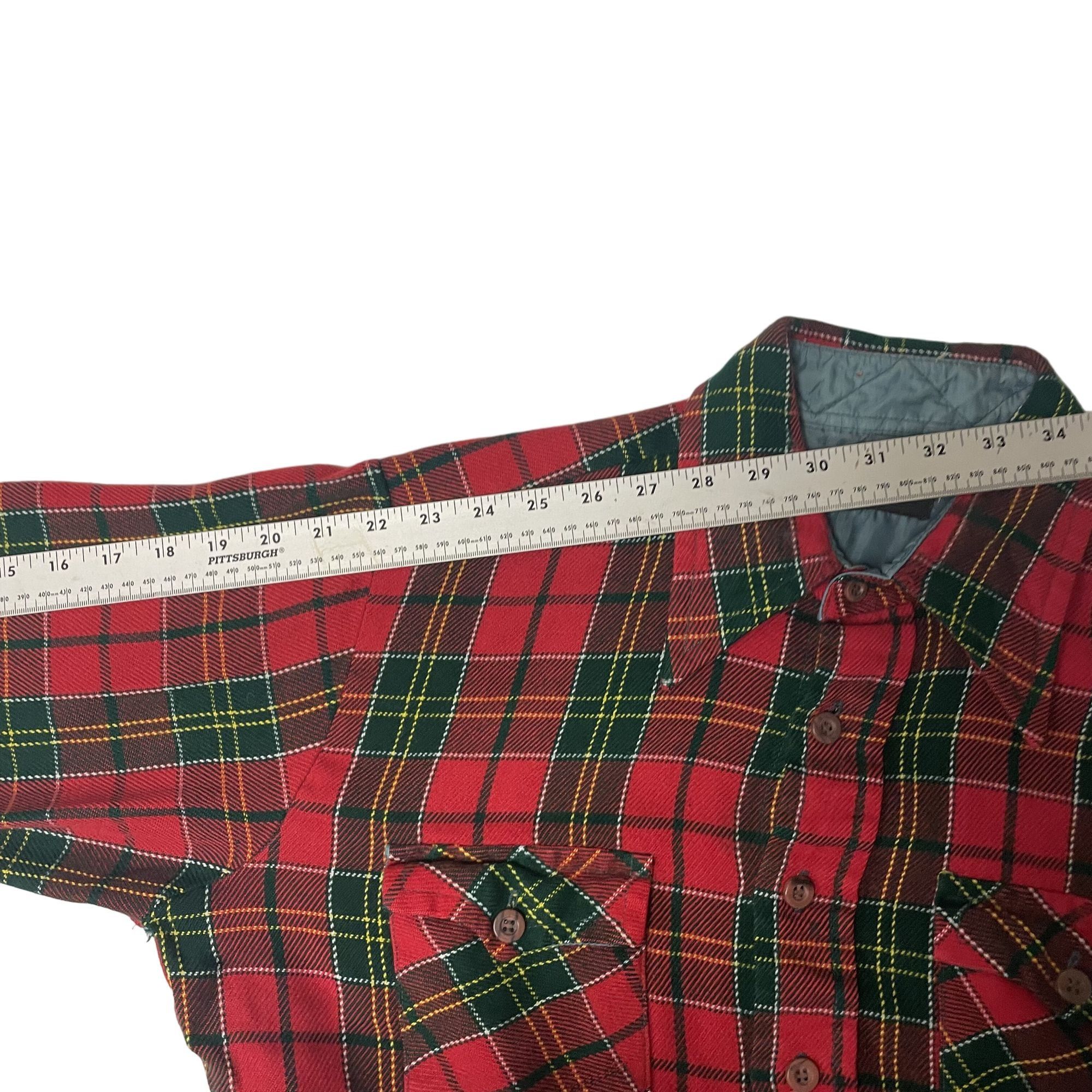 Other Vtg Bud Berma Red Green BUFFALO CHRISTMAS PLAID Flannel Size US XL / EU 56 / 4 - 8 Thumbnail