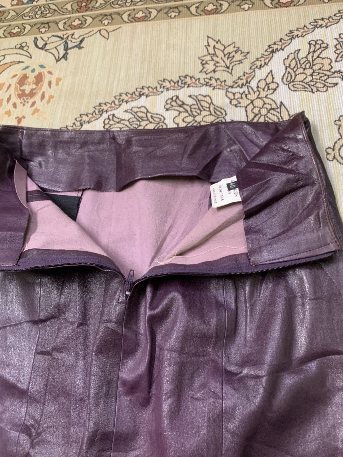 Jitrois JEAN CLAUDE JITROIS SKIRTS LEATHER Size 29" - 7 Thumbnail