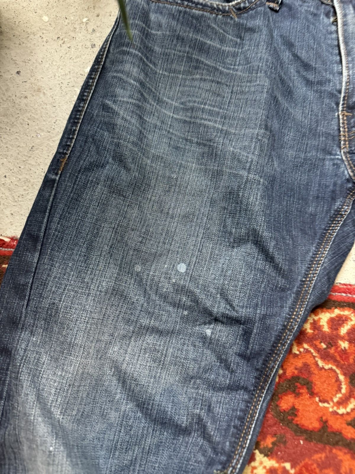 Japanese Brand × Vintage Vintage Y2K Mish Mash Denim Baggy Evis Style Pocket Pants Size US 34 / EU 50 - 3 Thumbnail