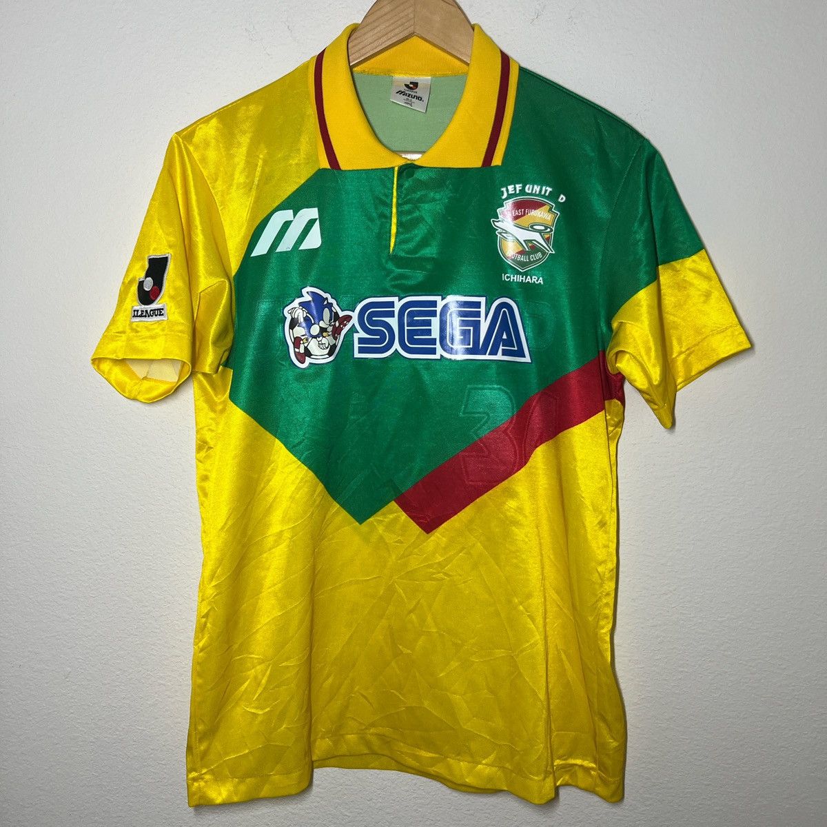 JEF United 1993-1996 Home Jersey Vintage Soccer Japan SEGA