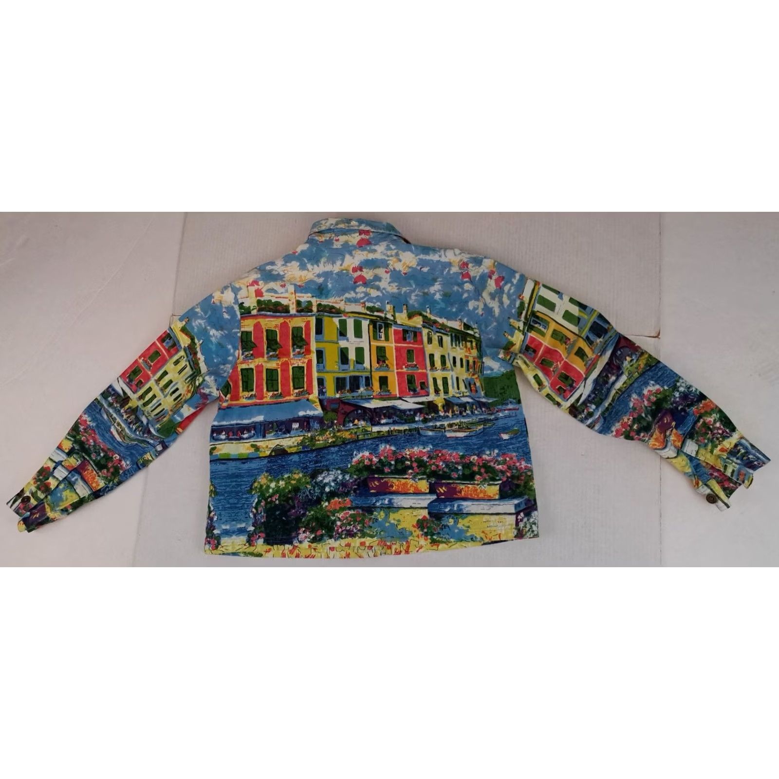 Vintage Vintage Artscape Venice Italy - Front & Back Print Shirt - Large Size LG Size L / US 10 / IT 46 - 4 Thumbnail