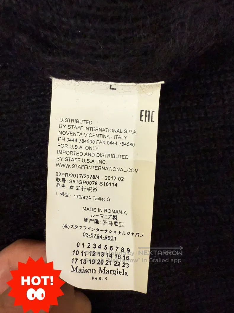 Maison Margiela Maison Margiela Sweater coat Size L / US 10 / IT 46 - 3 Thumbnail