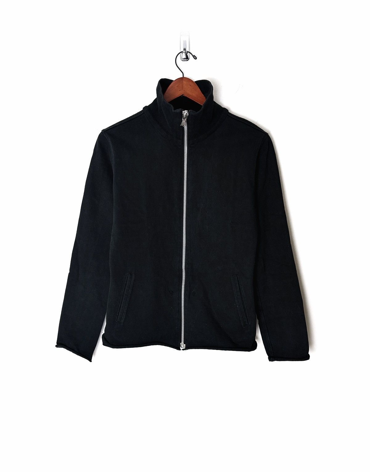 EYEFUNNY Eyefunny .925 Silver Black Cotton Zip Jacket Size US S / EU 44-46 / 1 - 3 Thumbnail