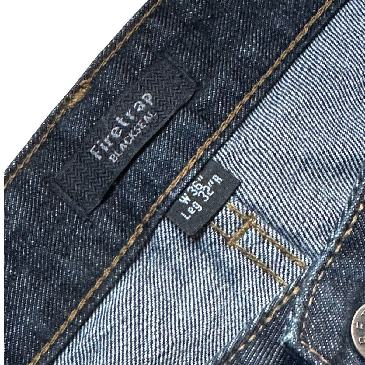 Firetrap Firetrap Blackseal Taylor Jeans W36 L32 Dark Blue Button Fly Size US 36 / EU 52 - 2 Thumbnail