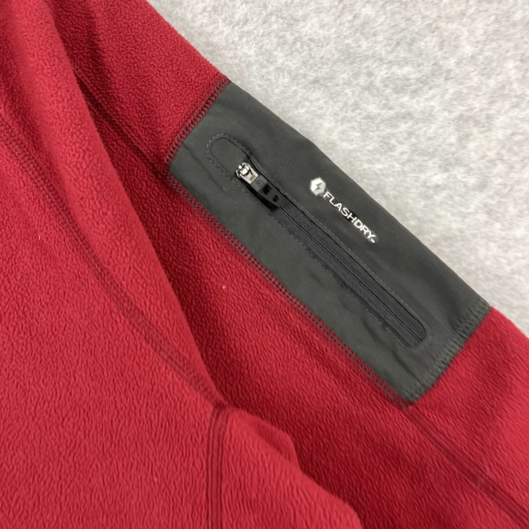 The North Face The North Face Flash Dry Red Mens M 1/4 Zip Pullover Fleece Zip Pocket Gorpcore Jacket Size US M / EU 48-50 / 2 - 3 Thumbnail