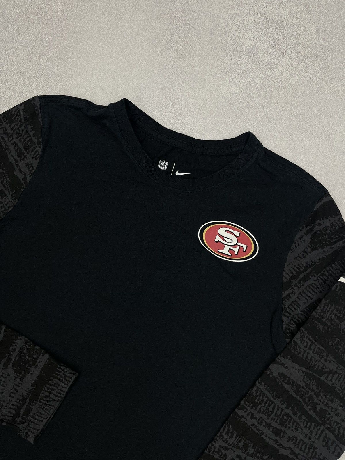 Nike Nike NFL SF San Francisco Black Longsleeve Soccer Jersey Size US S / EU 44-46 / 1 - 4 Thumbnail